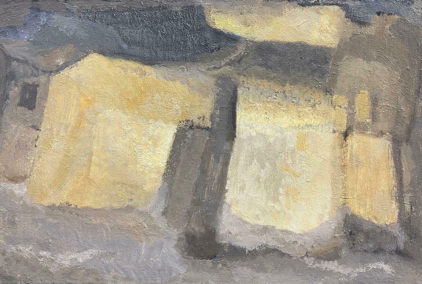 Yvette Dubois Habasquefrench Expressionist Abstract Oil Paintingc.2009
