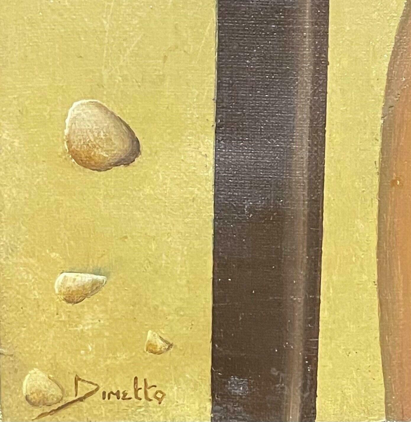 Unknown1960's Surrealist Signed Oil Painting   Nude Sunbather On The Beach   Italian? photo Art