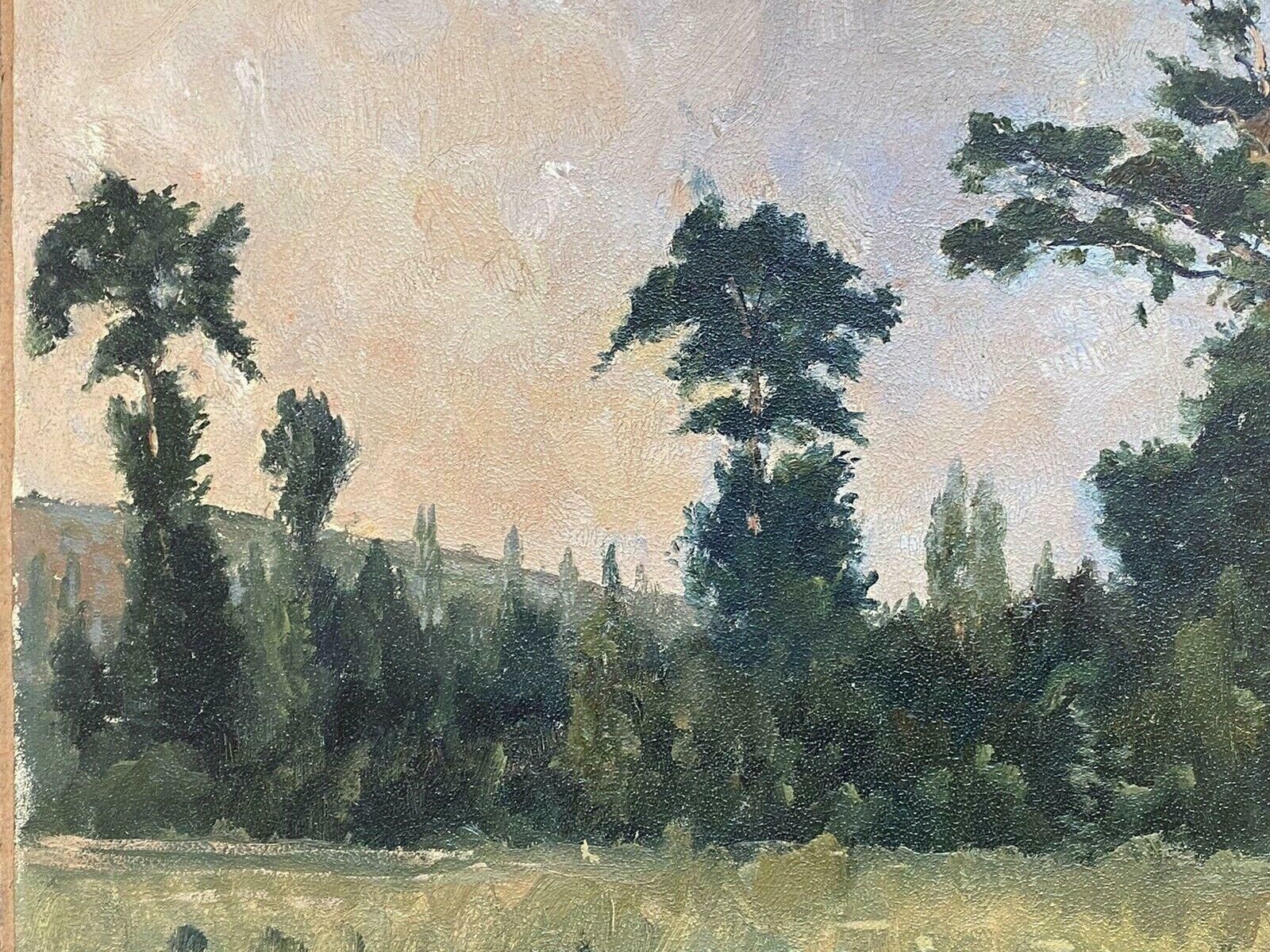 Charles Curtelin (French 1859 1912charles Curtelin (French 1859 1912) En Plein Air Impressionist Oil   Woodlandc. 1890's photo 684.0
