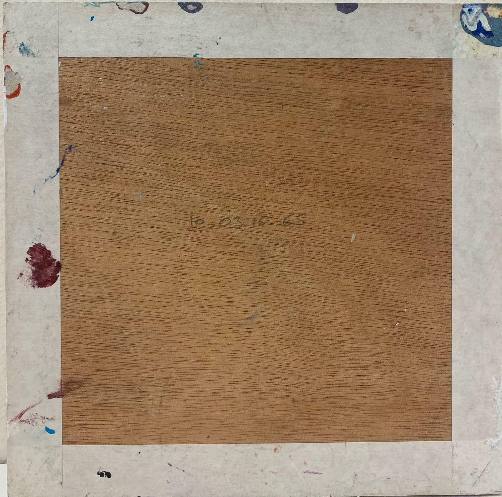 Jacques Coulais (1955 2011)french Expressionist Abstract Original Painting Artists Studio Provenancemid 20th Century photo furniture