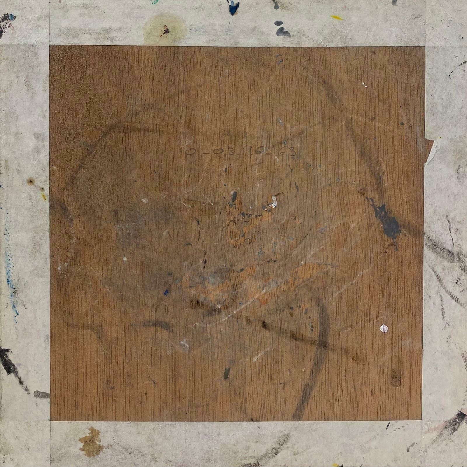 Jacques Coulais (1955 2011)french Expressionist Abstract Original Painting Artists Studio Provenancemid 20th Century photo furniture