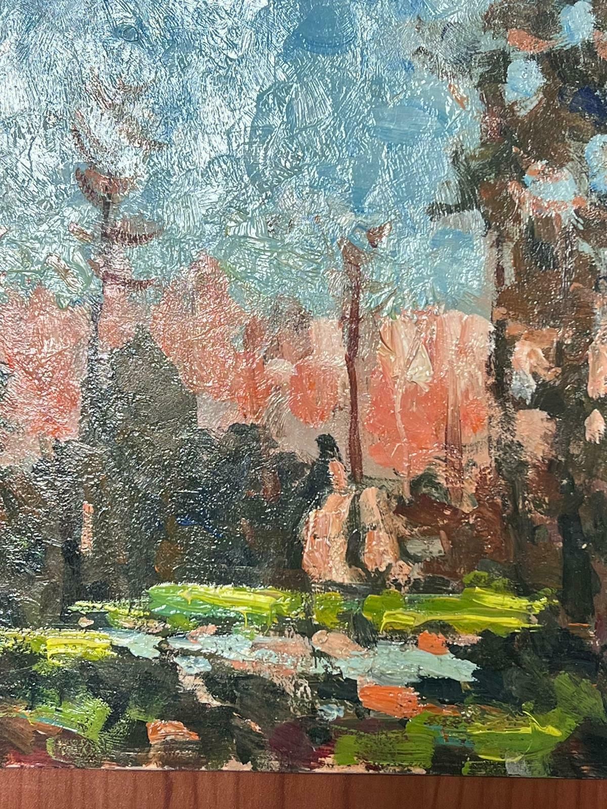 Maurice Mazeiliebright Colour French Impressionist Oil Landscape photo furniture