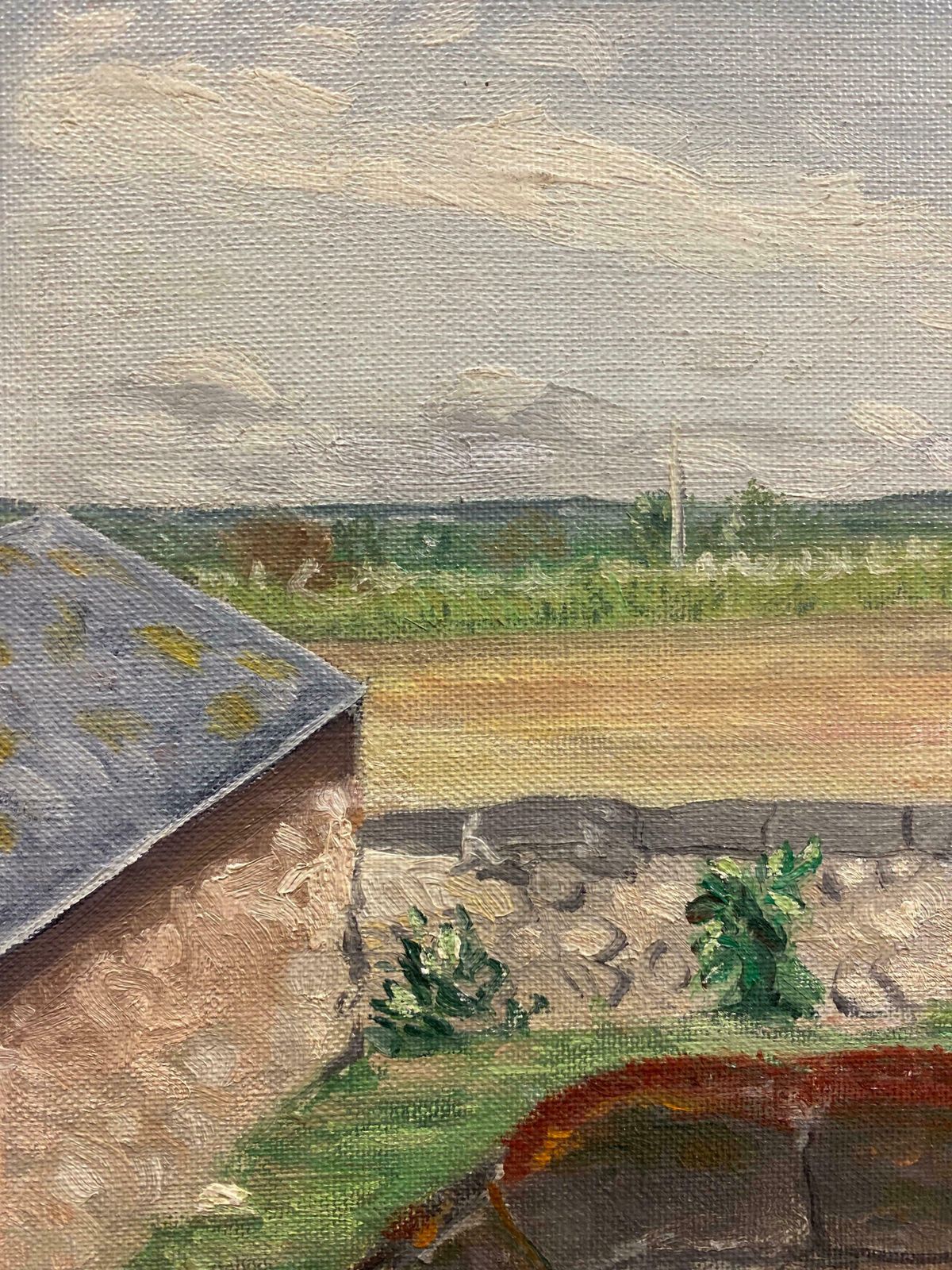 Genevieve Zondervan (1922 2013)genevieve Zondervan (1922 2013)  Post Impressionist Oil Painting   Landscapec. 1960's
