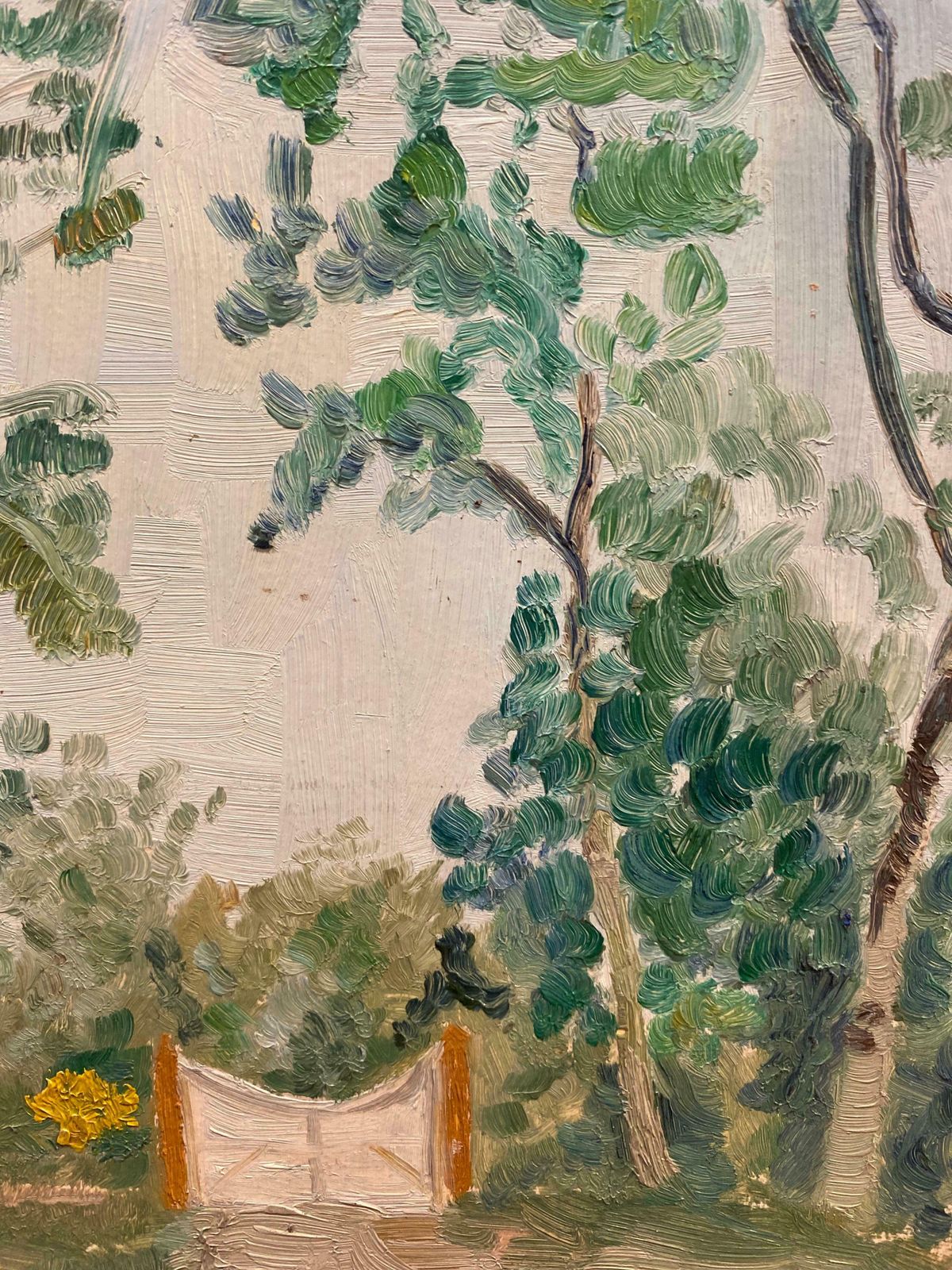 Genevieve Zondervan (1922 2013)genevieve Zondervan (1922 2013) French Post Impressionist Oil   French Landscapec. 1960's photo 485.0