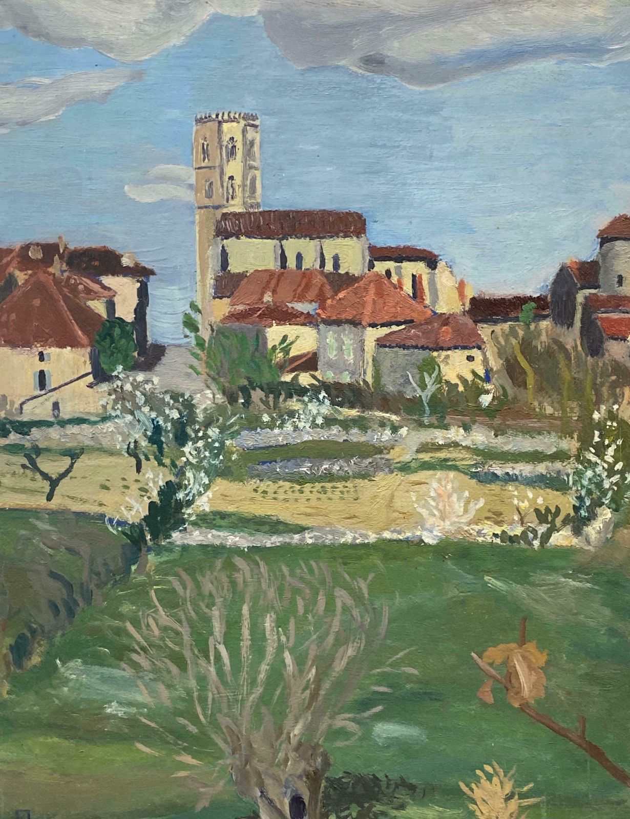Genevieve Zondervan (1922 2013)genevieve Zondervan (1922 2013) French Post Impressionist Oil Painting  C. 1960's