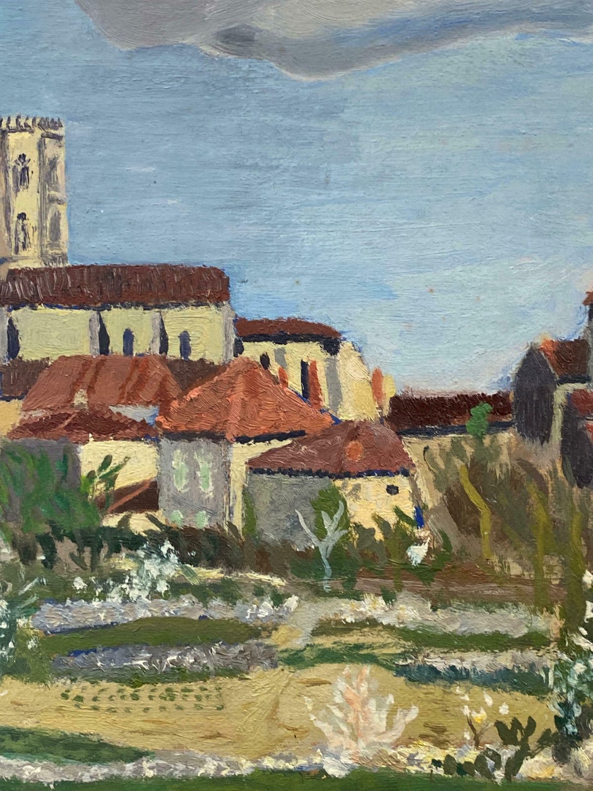 Genevieve Zondervan (1922 2013)genevieve Zondervan (1922 2013) French Post Impressionist Oil Painting  C. 1960's photo for sale