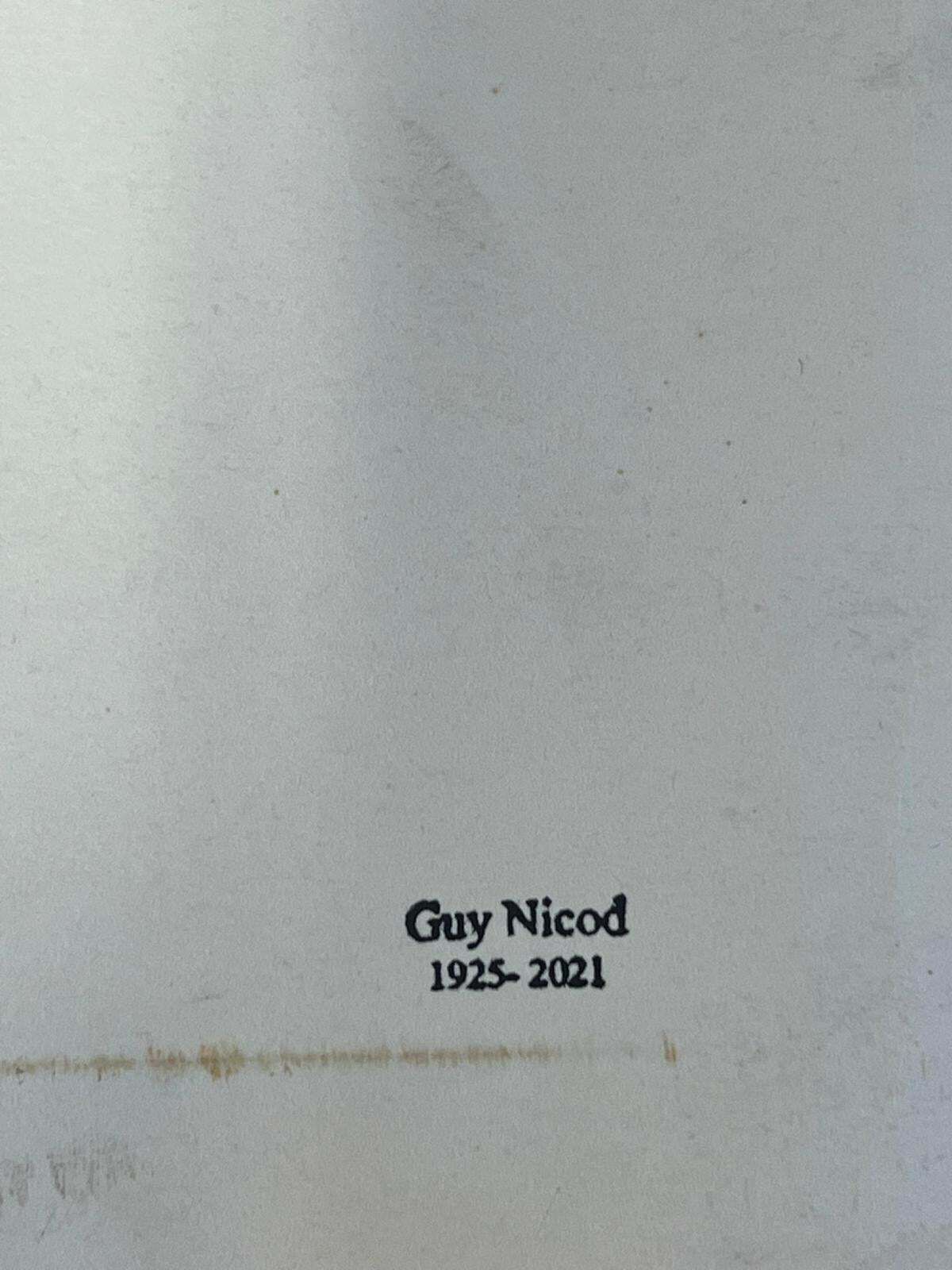 Guy Nicod 20th Century French Modernist Mythological Baby Colour Painting photo 1022.0