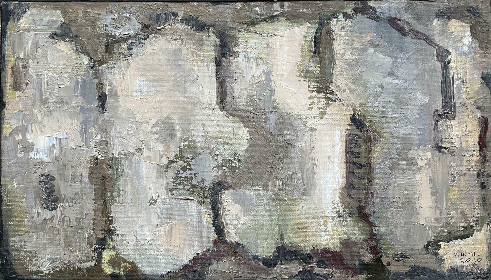 Yvette Dubois Habasqueyvette Dubois Habasque (1929 2016) French Cubist Abstract Paintingc.2000s