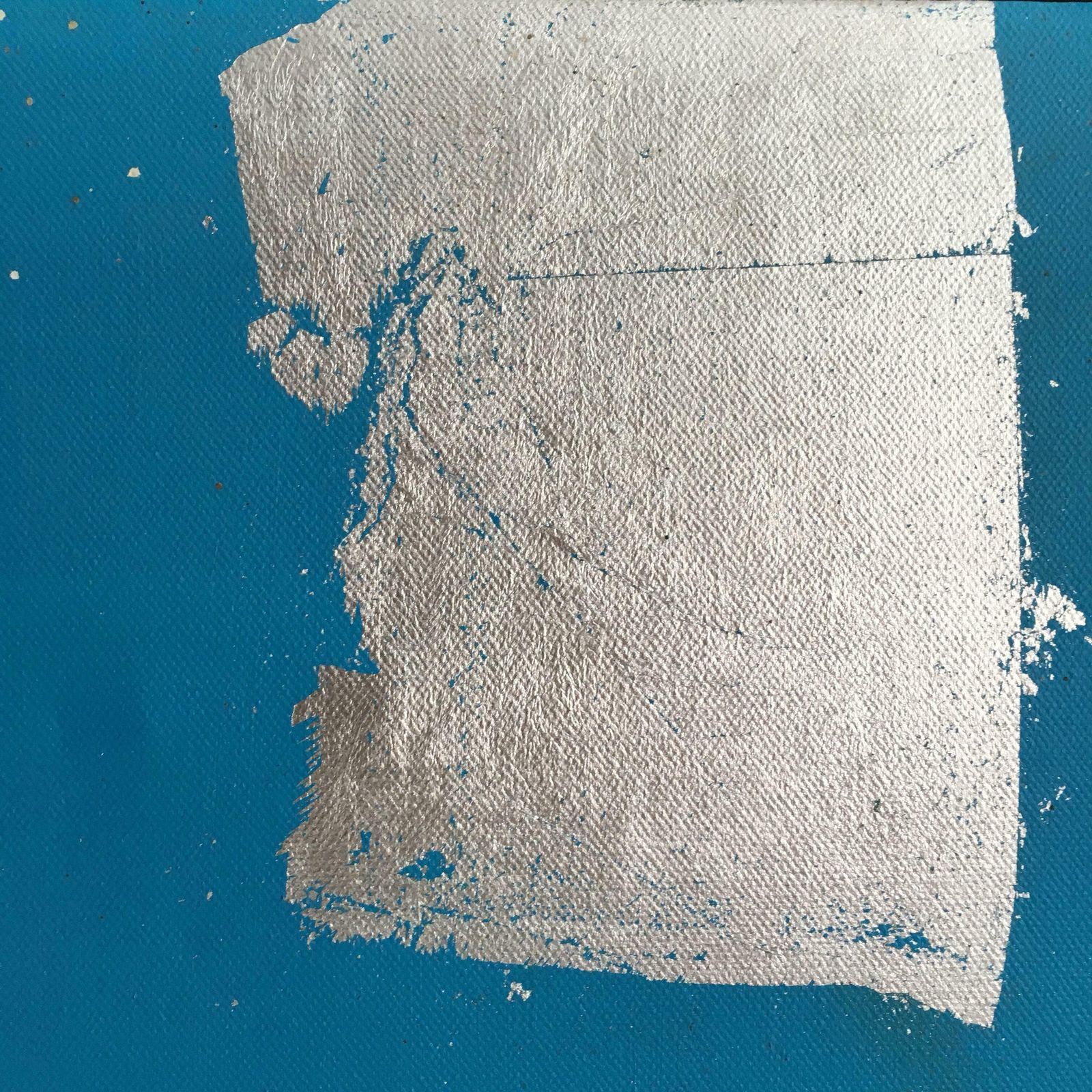 Unknowncubist Sea Blue Oil Painting, British Artist photo 919.0