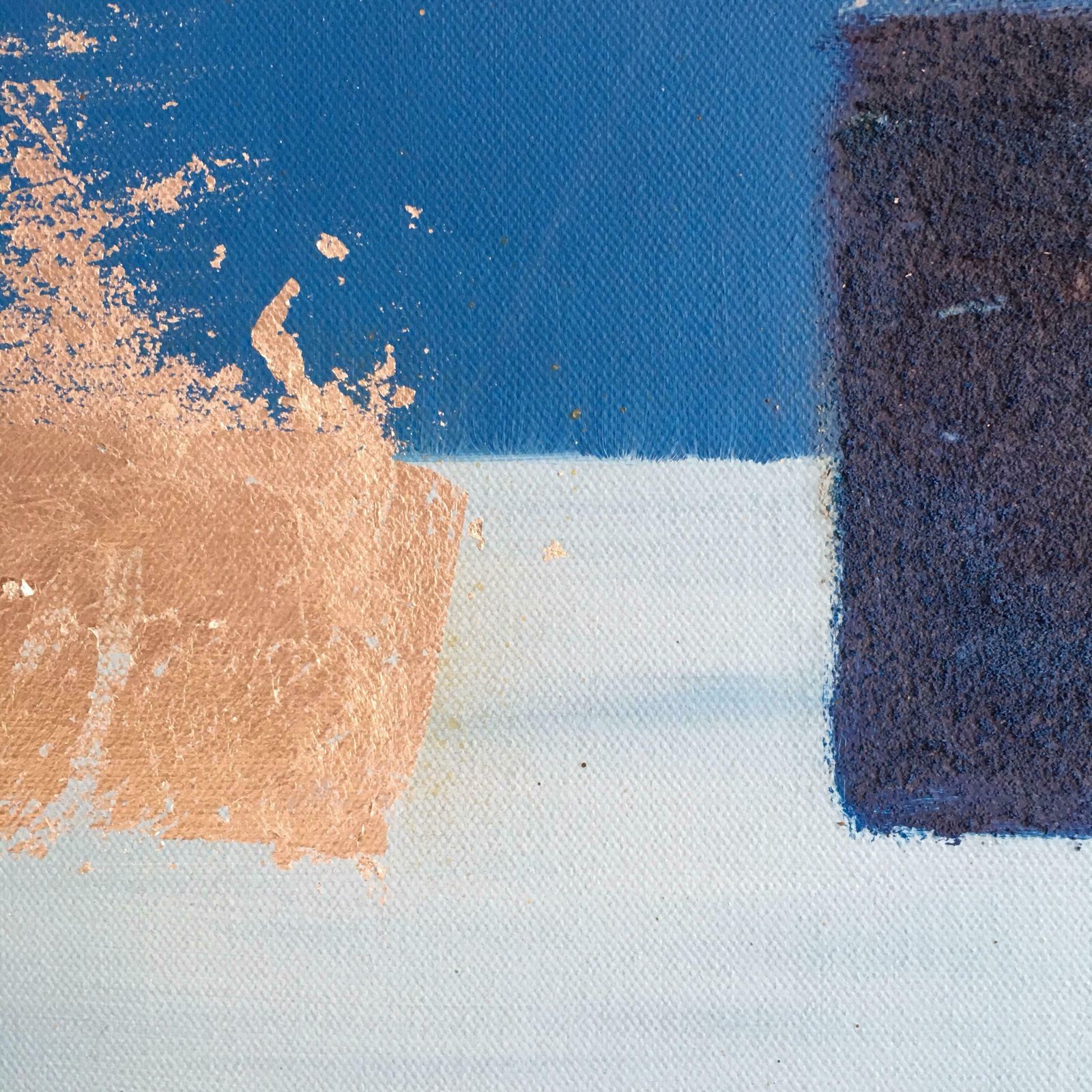 Unknowncubist Sea Blue Oil Painting, British Artist photo vinterior