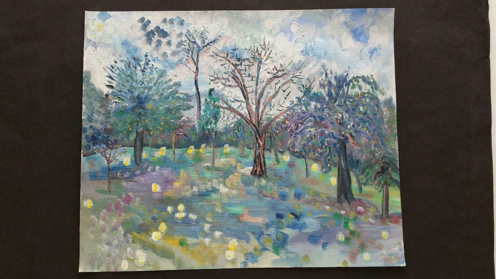 Unknown20th Century French Oil Painting Olives And Lemons In Provencelate 20th Century photo furniture