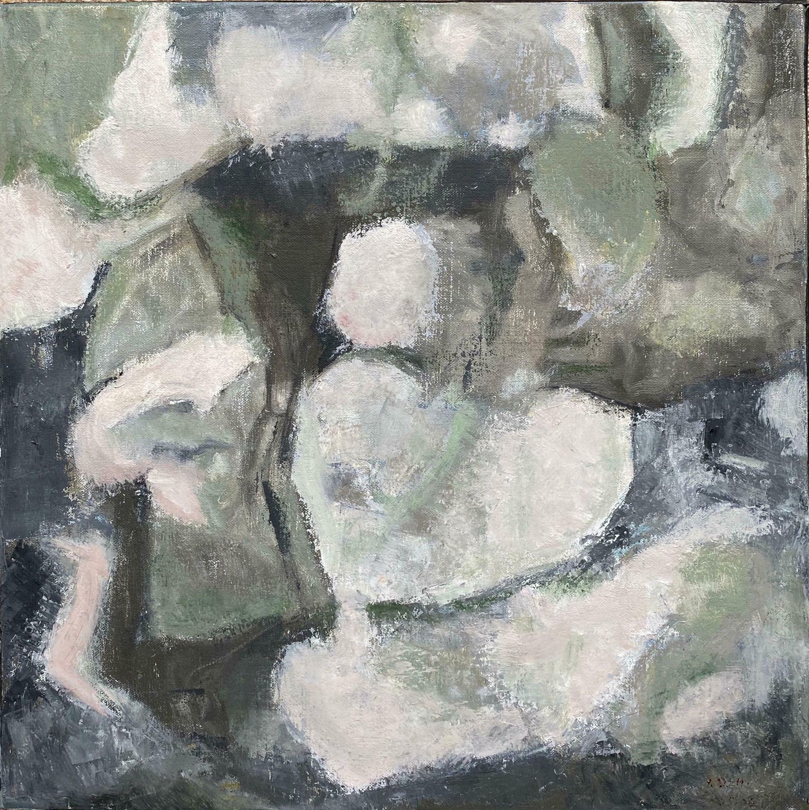 Yvette Dubois Habasqueyvette Dubois Habasque (1929 2016) French Cubist Abstract Paintingc.2000s