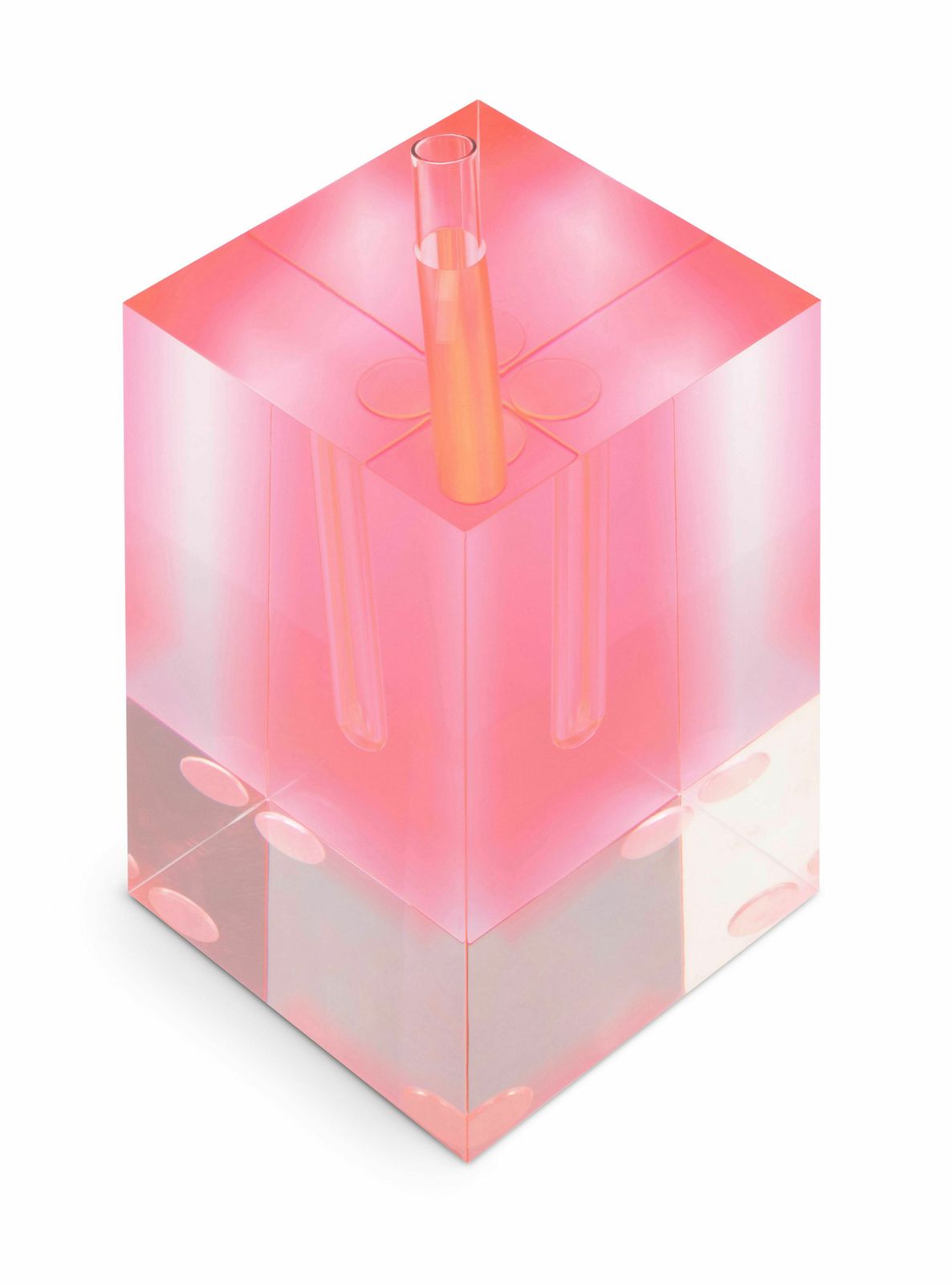 Shiro Kuramata Soliflore Flower Vase #2 1989 photo for sale
