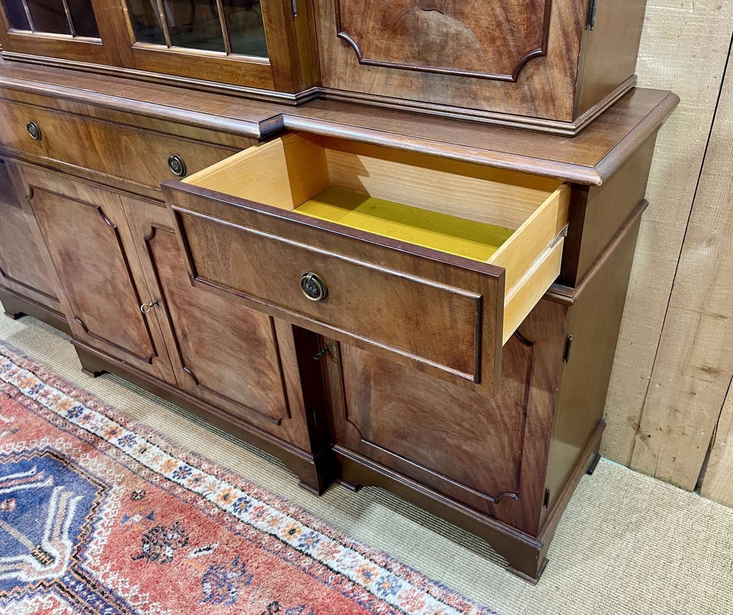 1960.0 English Bookcase From The 1970s In Mahogany photo