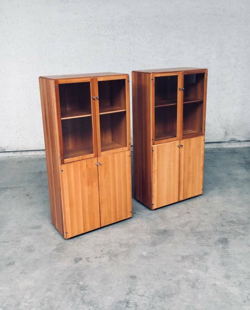 photo for sale Torcello Series Display Cabinet Set By Afra & Tobia Scarpa For Stildomus, Italy 1980's