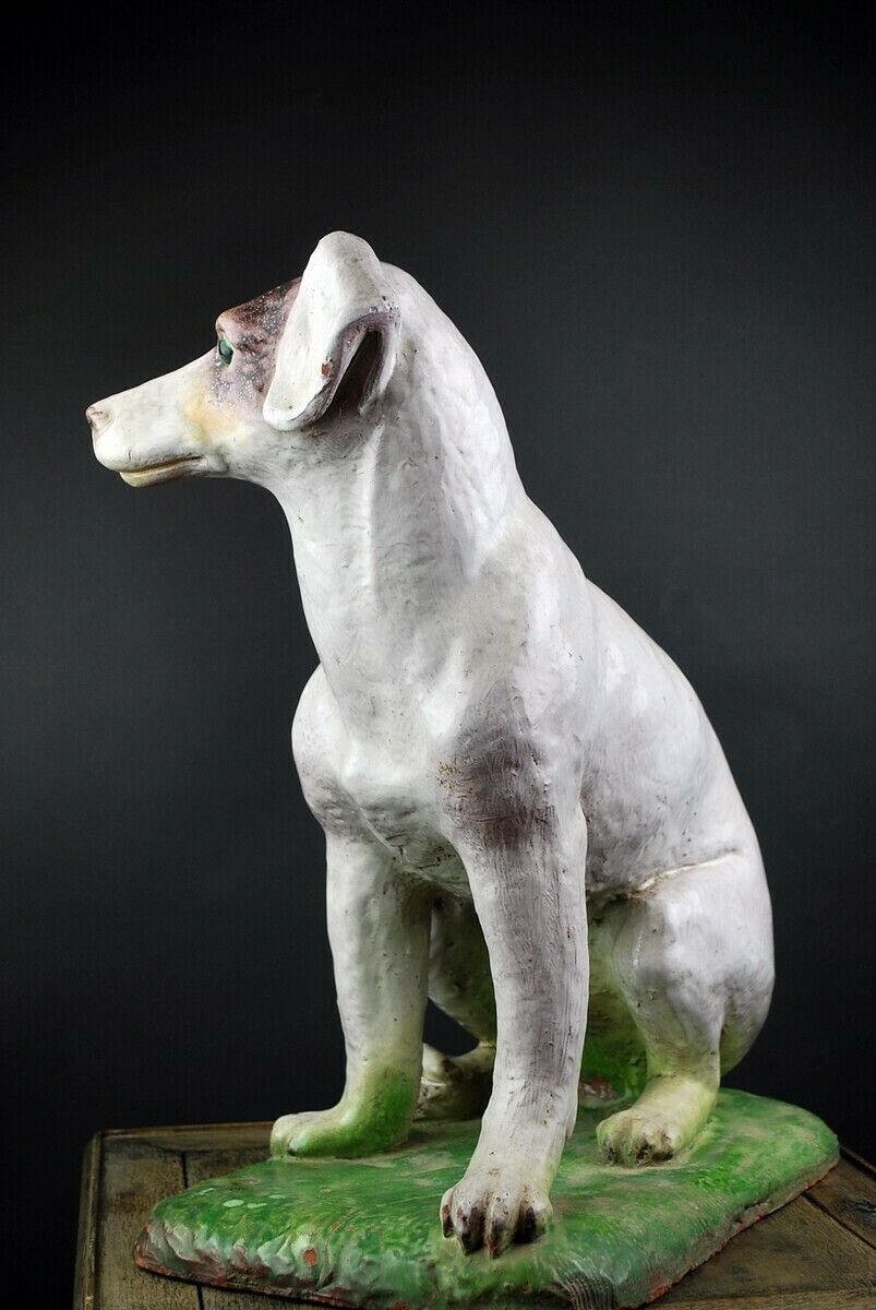 Glazed Terracotta Dog, 18th, 18th Century And Earlier photo vinterior