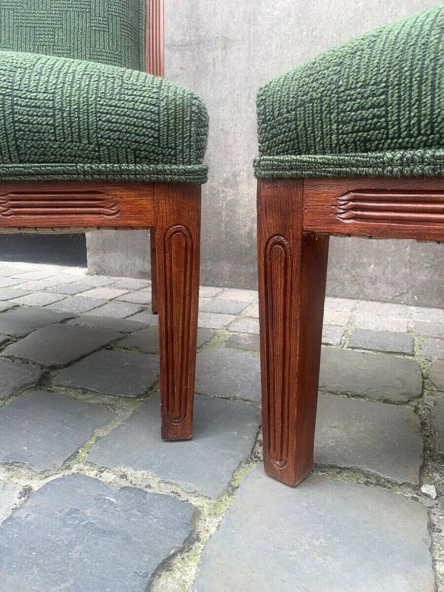 Pair Of Art Nouveau Low Chairs photo vinterior
