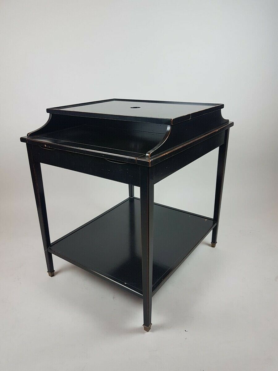 Middle Game Table In Blackened Wood, Napoléon III photo buy