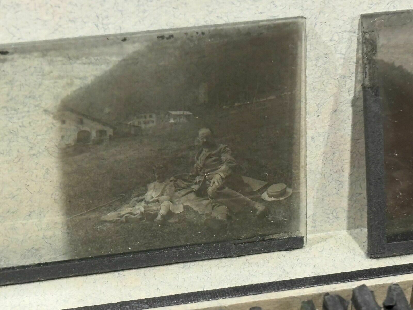 Magic Lantern Slides. Glass Photographic Slides. photo furniture