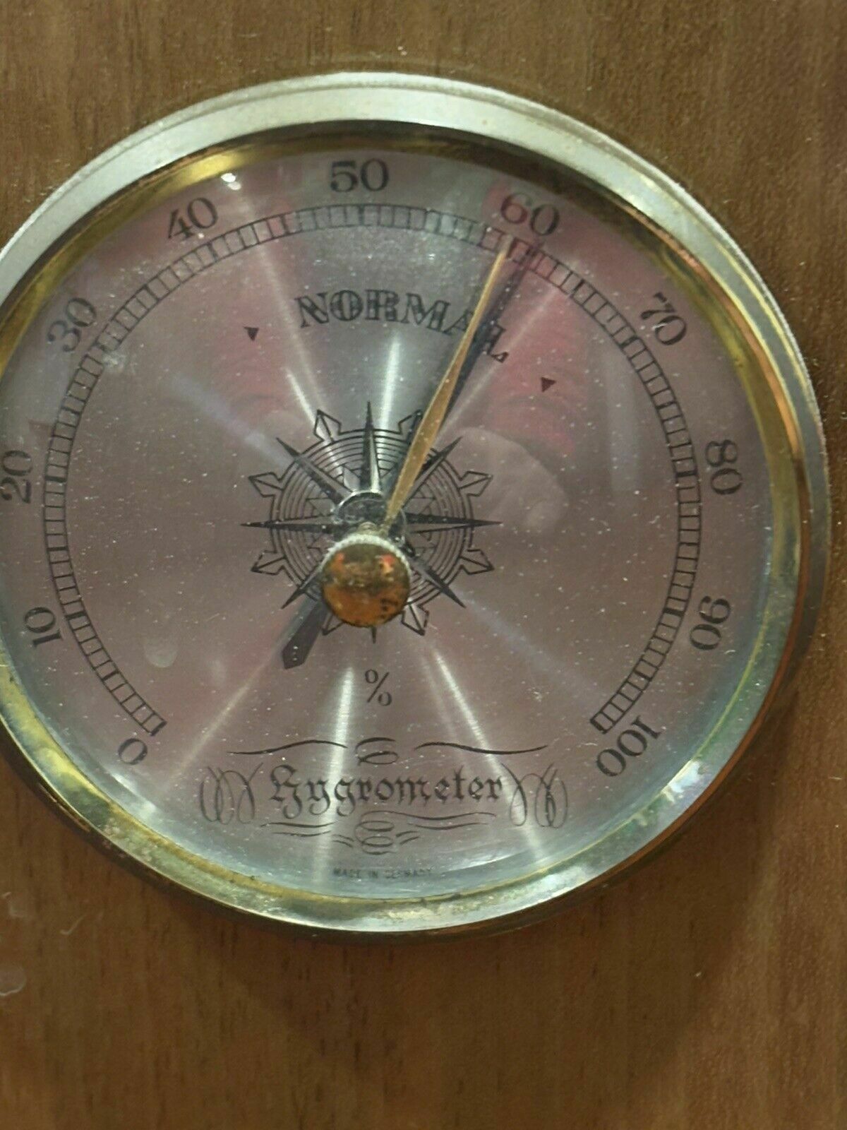 Desk Weather Station, 3 Sides, Barometer, Thermometer & Hygrometer photo Home Decor