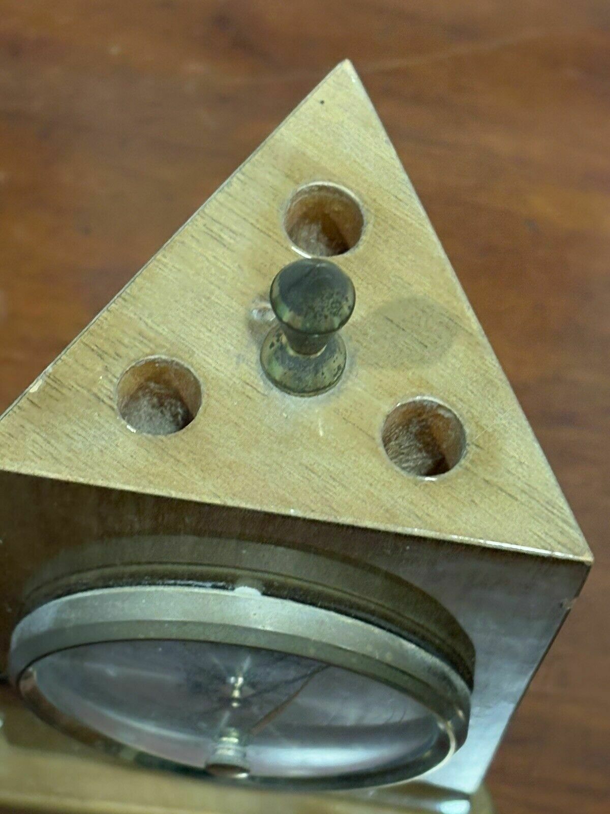 Desk Weather Station, 3 Sides, Barometer, Thermometer & Hygrometer photo 128.0