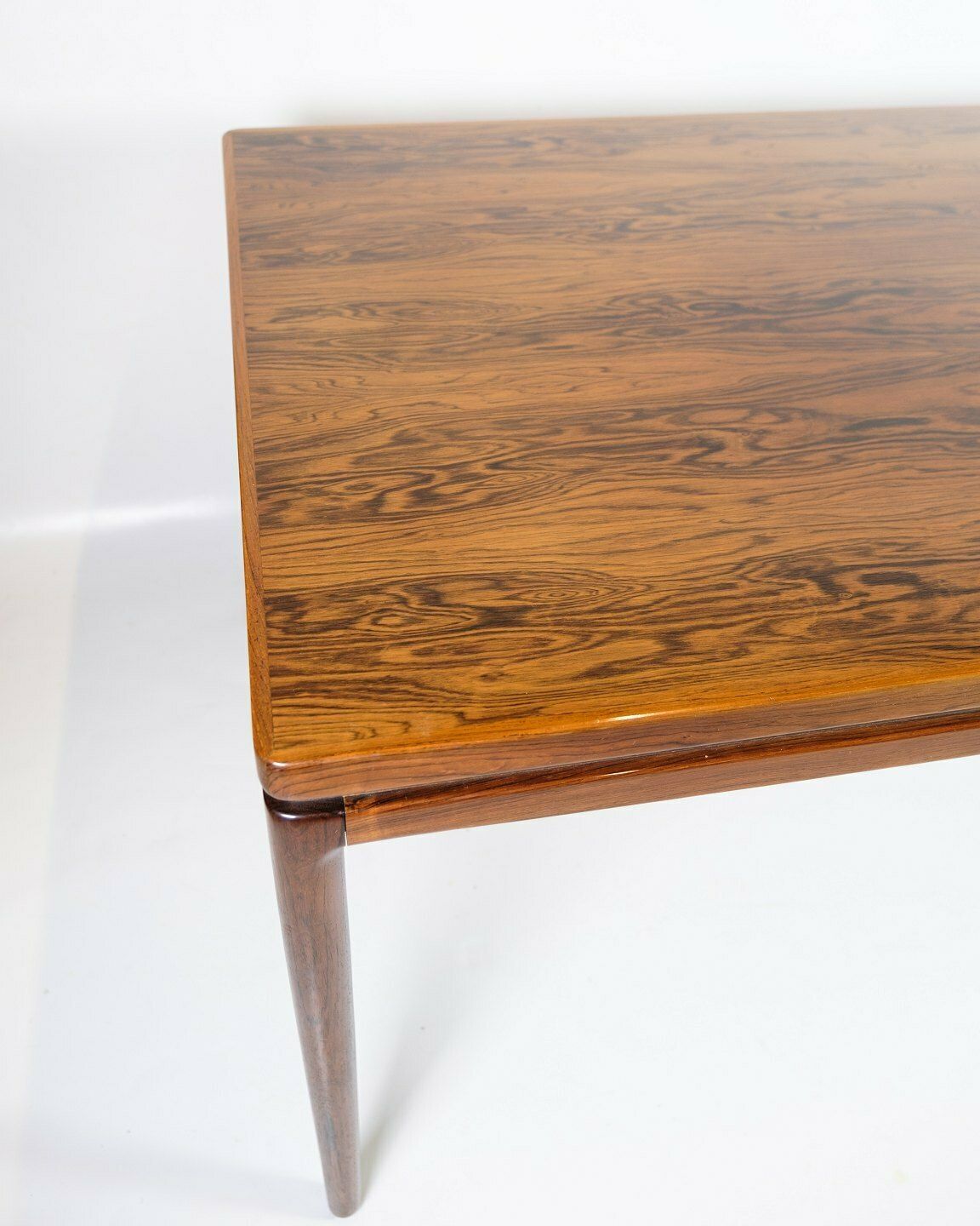 Dining Table With Extension In Rosewood By Johannes Andersen  For Chr. Linnebergs Møbelfabrik From 1960s photo 3060.0