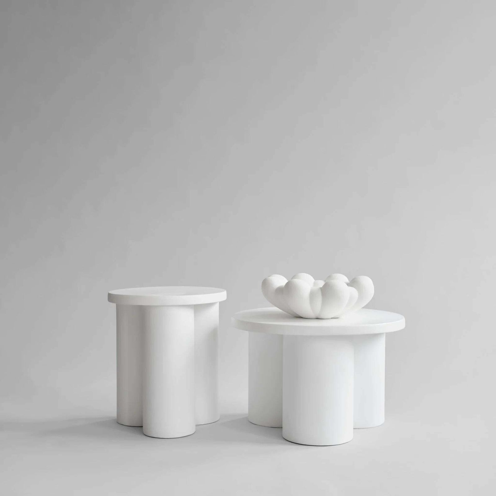 Big Foot Table Tall, Side Table, End Of Sofa, Fiber Concrete, Contemporary Work. photo furniture