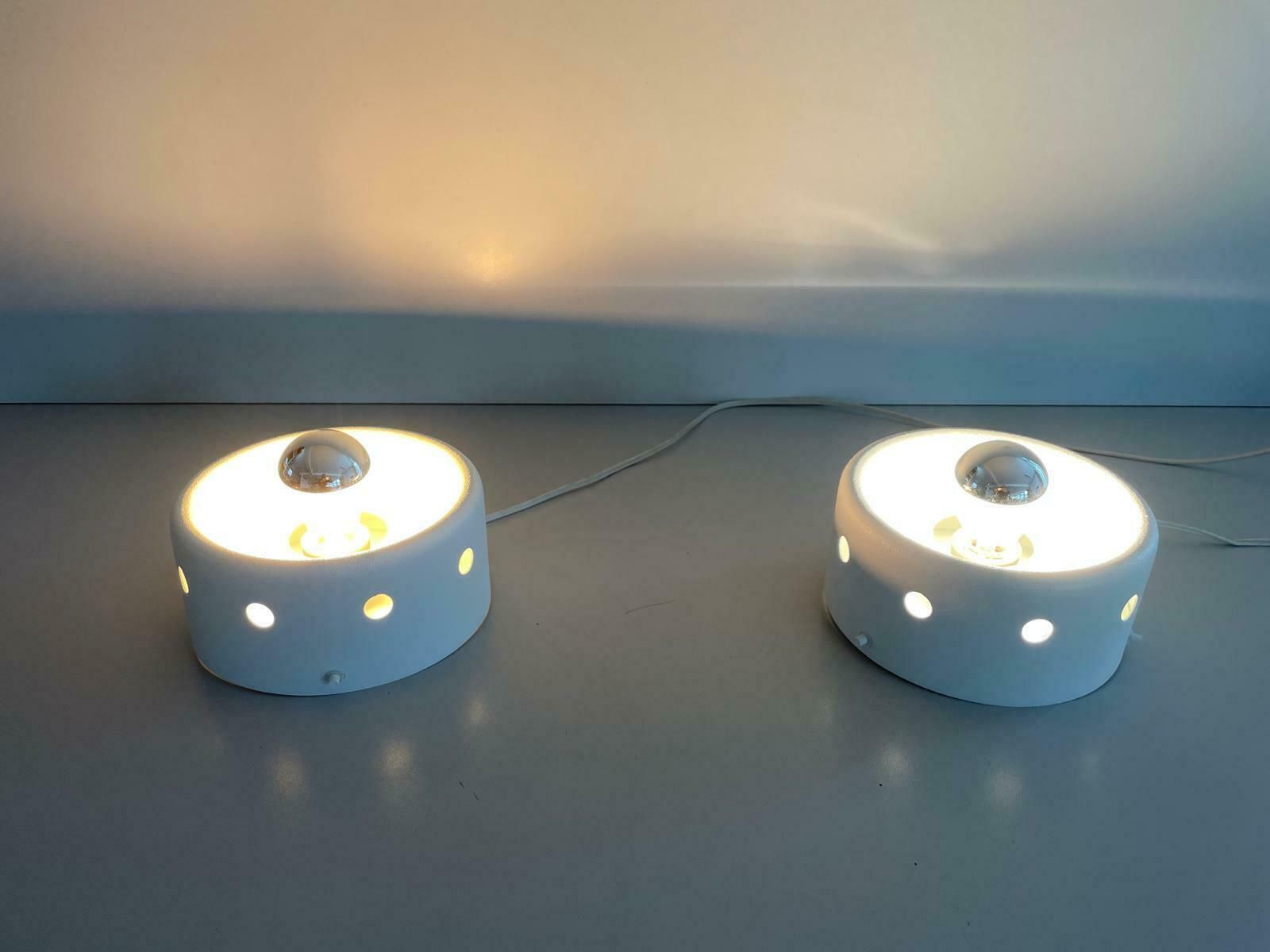 Pozzetto Pair Of Sconces Or Ceiling Lamps By Guiliana Gramigna For Quattrifolio Design, 1970s, Italy photo furniture