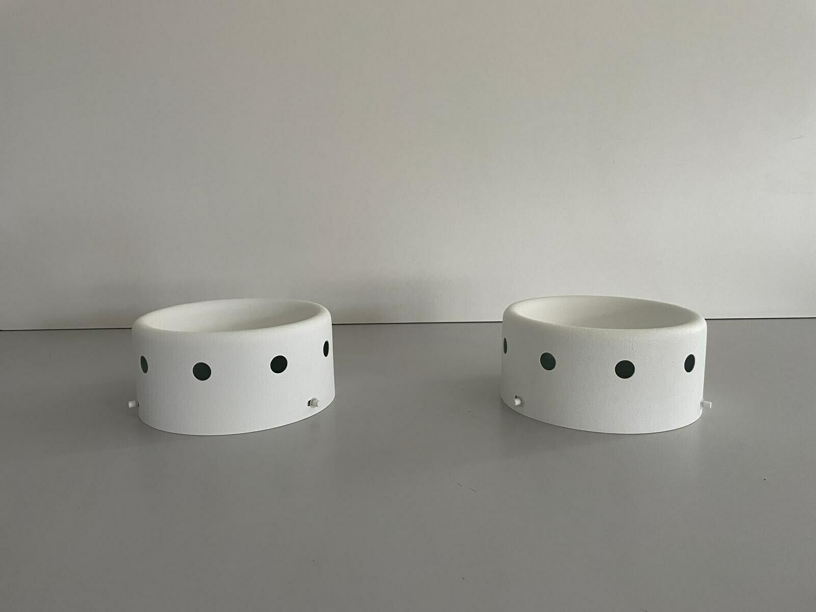 Pozzetto Pair Of Sconces Or Ceiling Lamps By Guiliana Gramigna For Quattrifolio Design, 1970s, Italy photo for sale