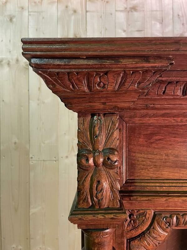 Bibliothèque   Vitrine Style Renaissance En Chêne Massif photo furniture