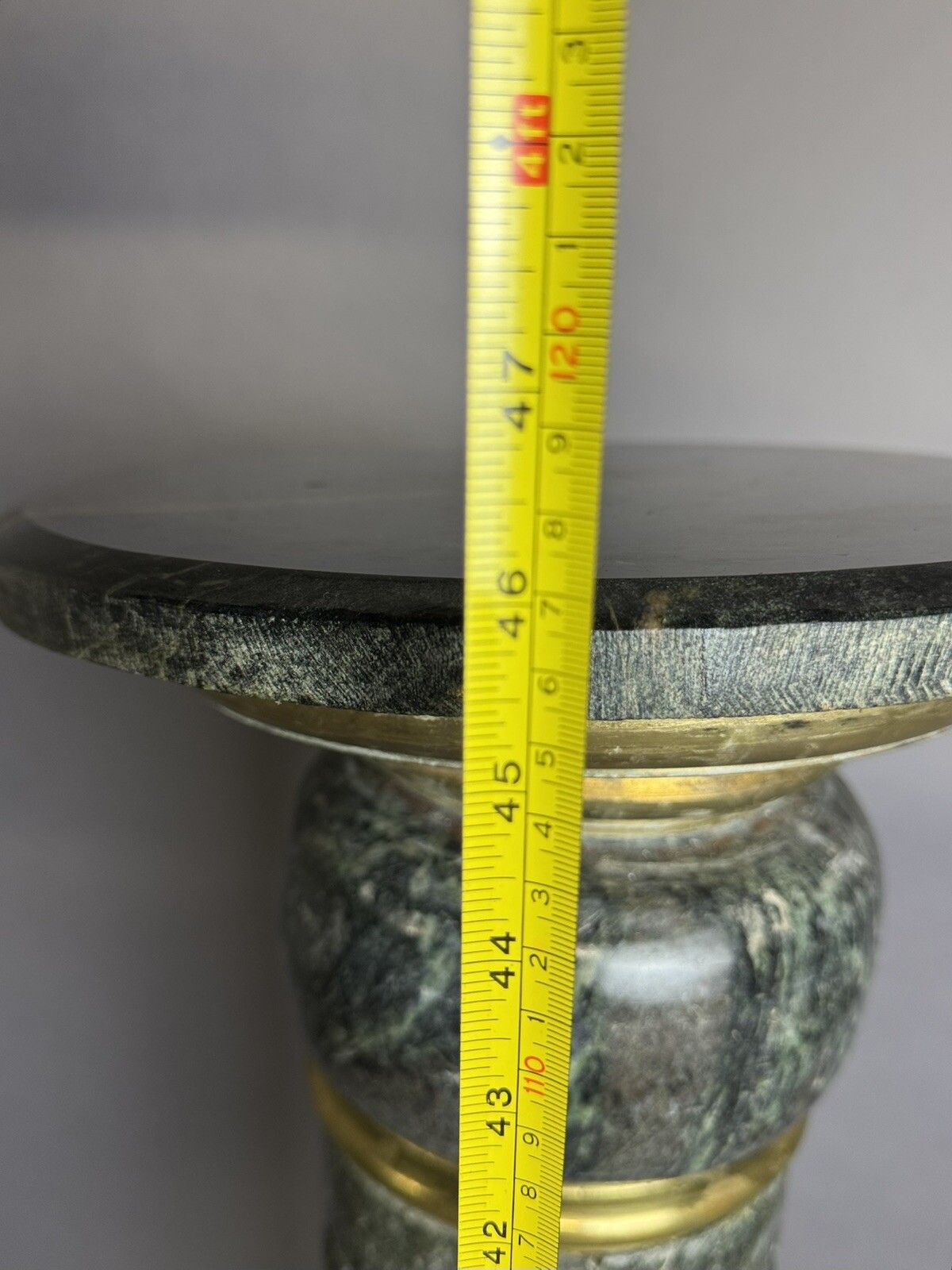 Green Marble And Gilt Italian Column Plinth Pedestal Large Jardinière Louis XVI photo buy