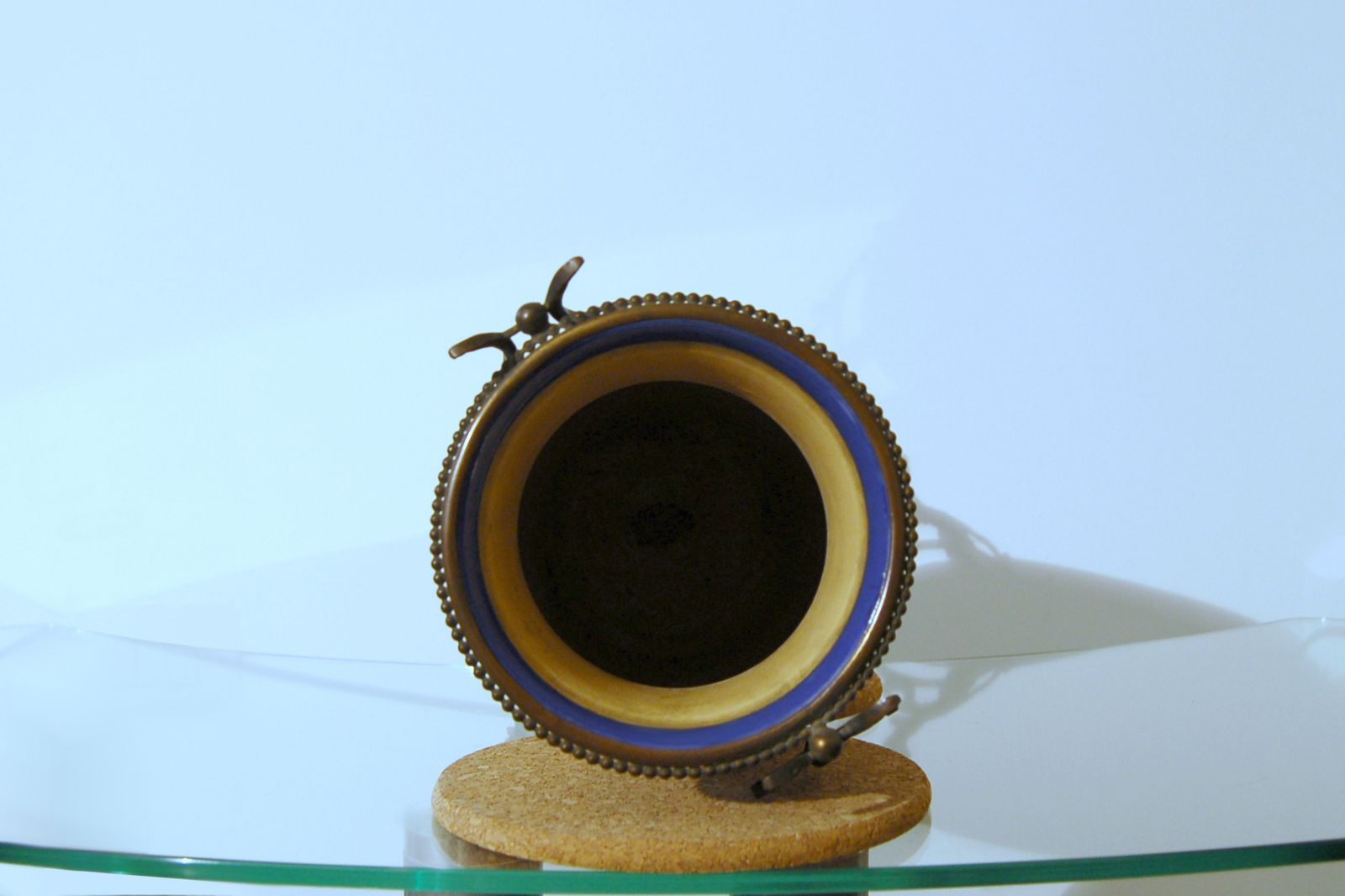 Satsuma Taizan Vase / Meiji Period Japan 19th Century / Bronze Inserts photo vinterior