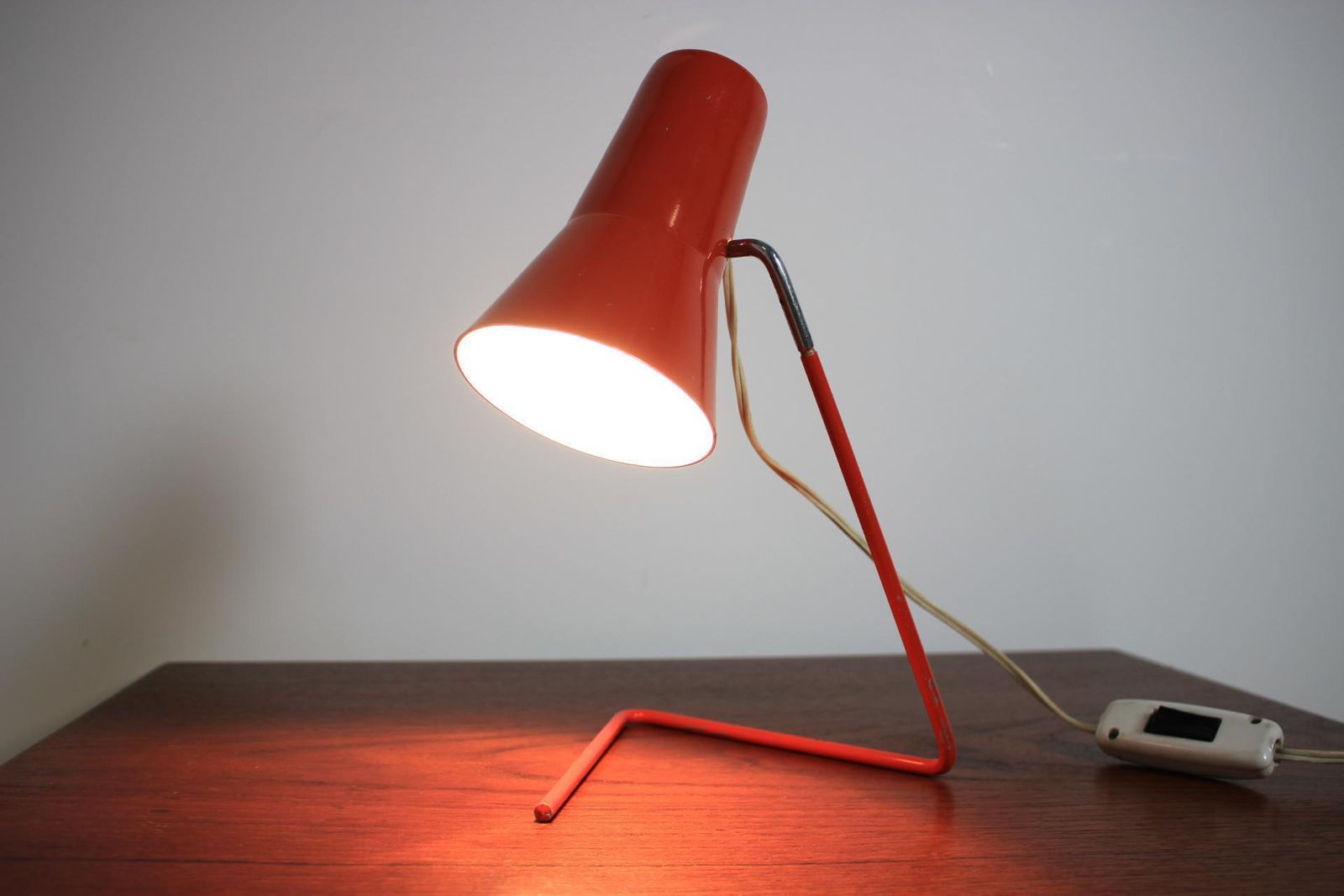 Midcentury Table Lamp Drupol, Josef Hurka, Talampa, 1960s photo Lighting
