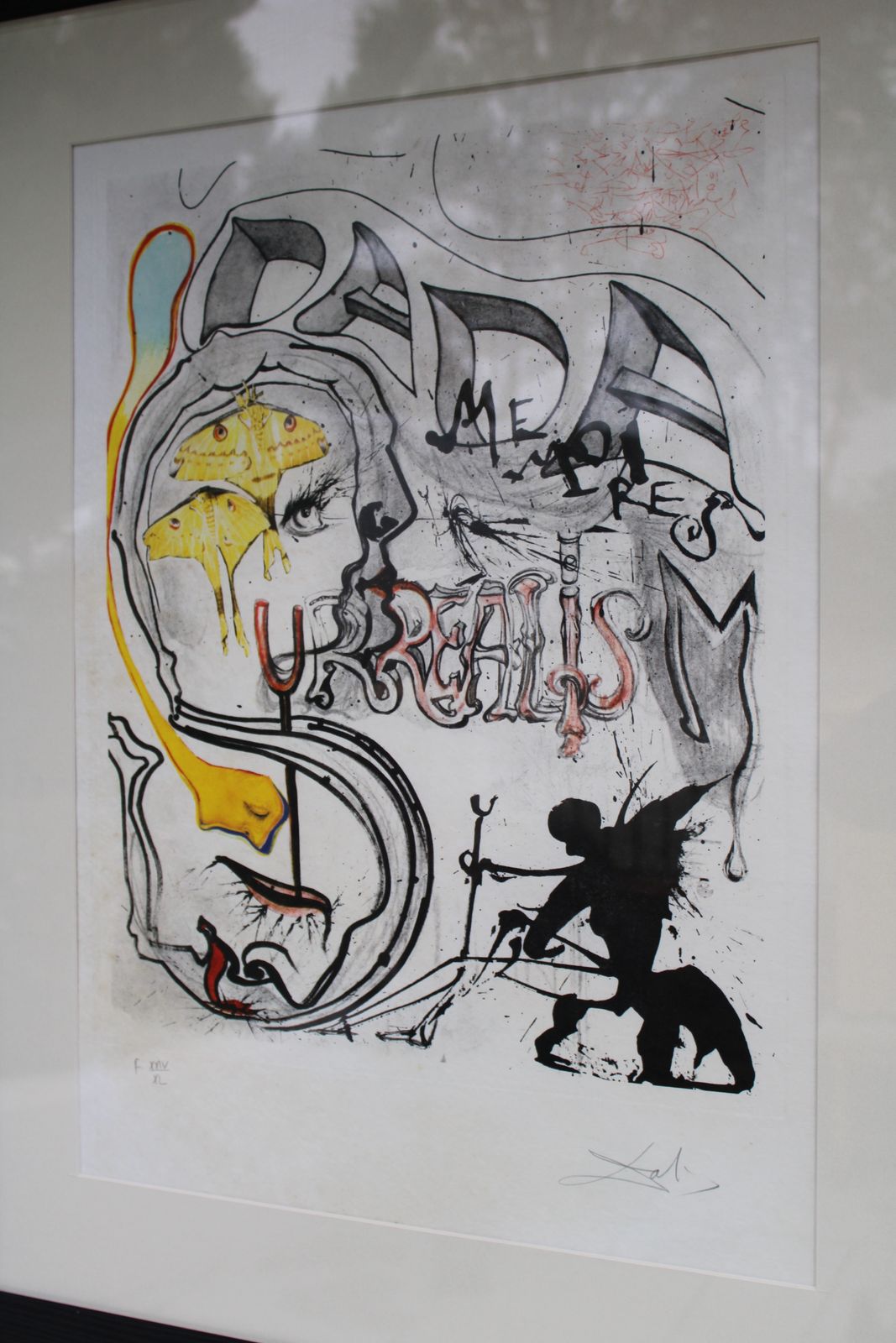 Original 'Angel Of Dada' Limited Edition By Salvador Dali photo Art