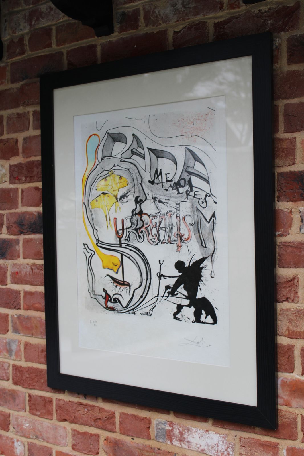 Original 'Angel Of Dada' Limited Edition By Salvador Dali photo vinterior