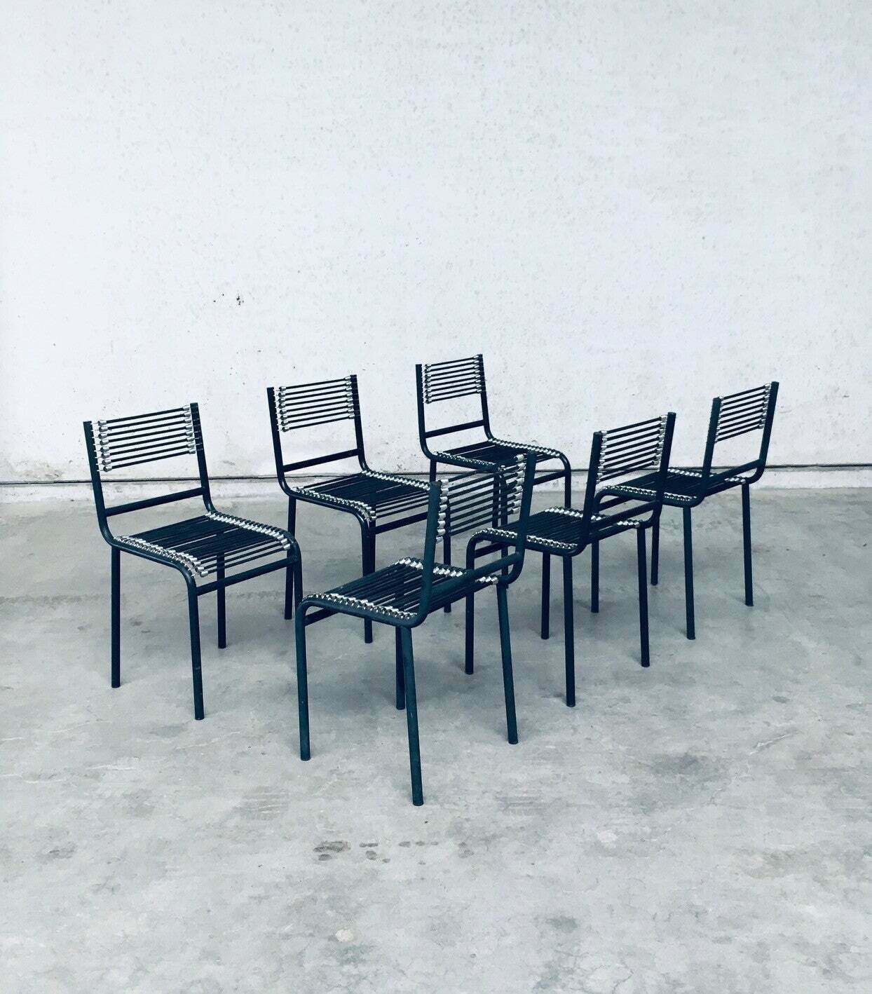 Postmodern Design "Sandows" Chairs By Rene Herbst photo Furniture