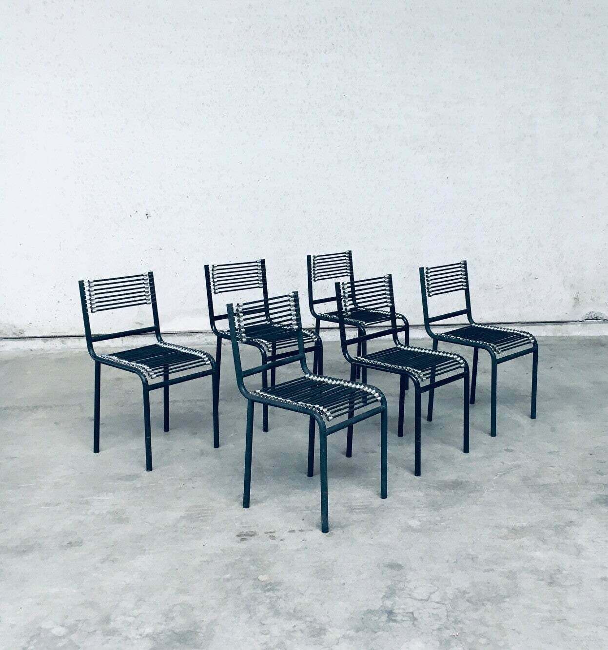 Postmodern Design "Sandows" Stoelen Van Rene Herbst photo buy
