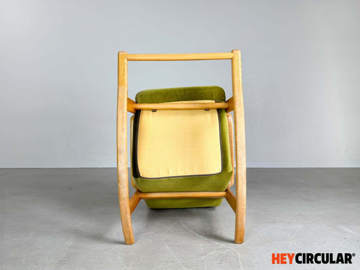 Original Walter Knoll Midcentury Rocking Chair Vintage 1960s photo vintage