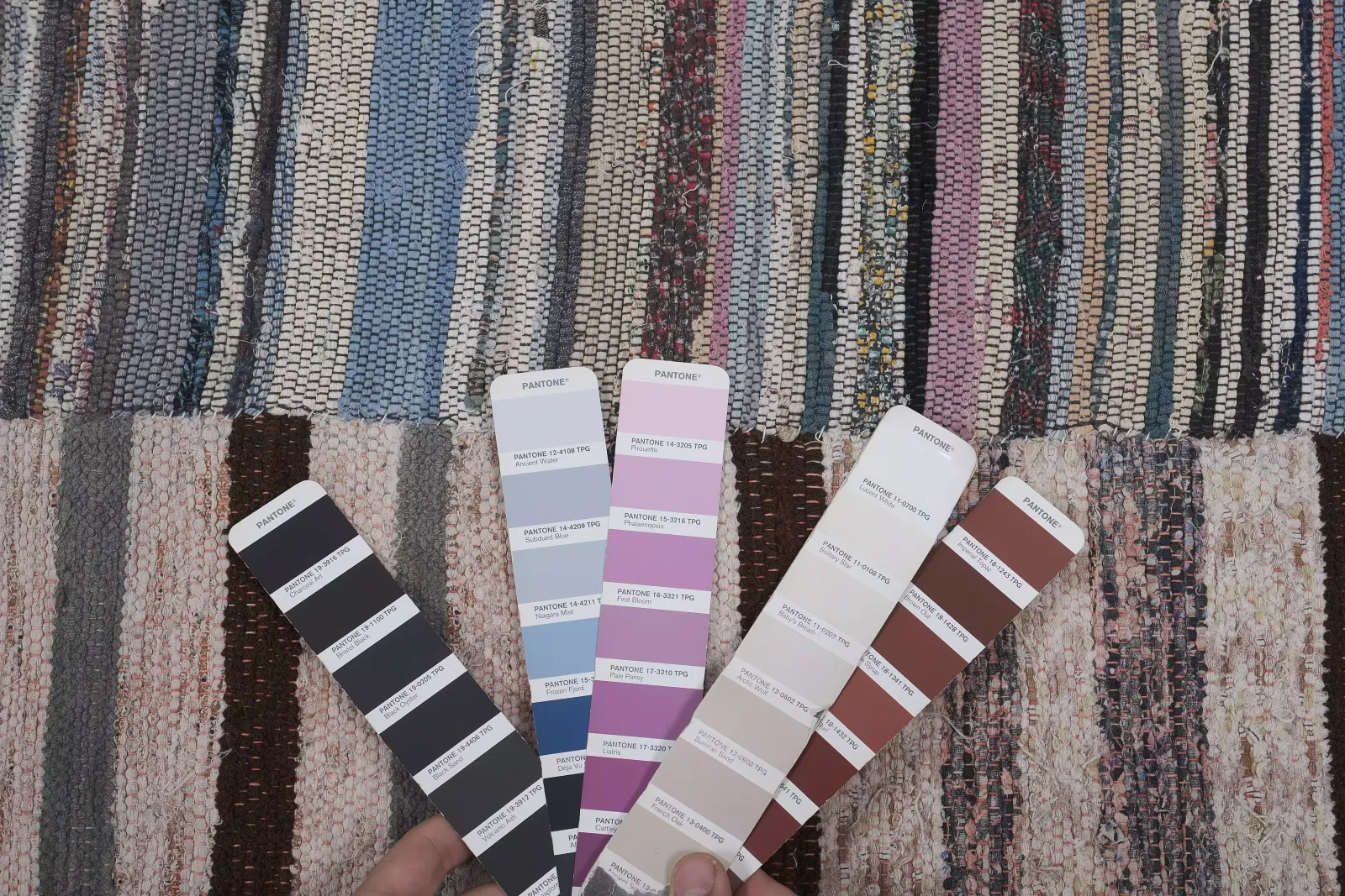 874.0 Striped Chaput Kilim, Colorful Cotton Turkish Rag Rug 8' X 10'6'' photo