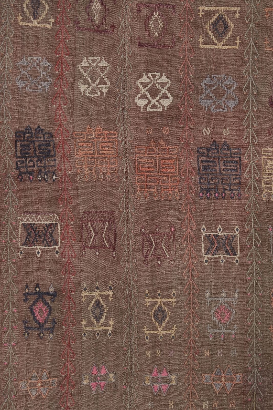 Old Konya Cecim Jijim Kilim Eastern Anatolia Turkish Rug 5'7" X 9'5" photo 1191.0