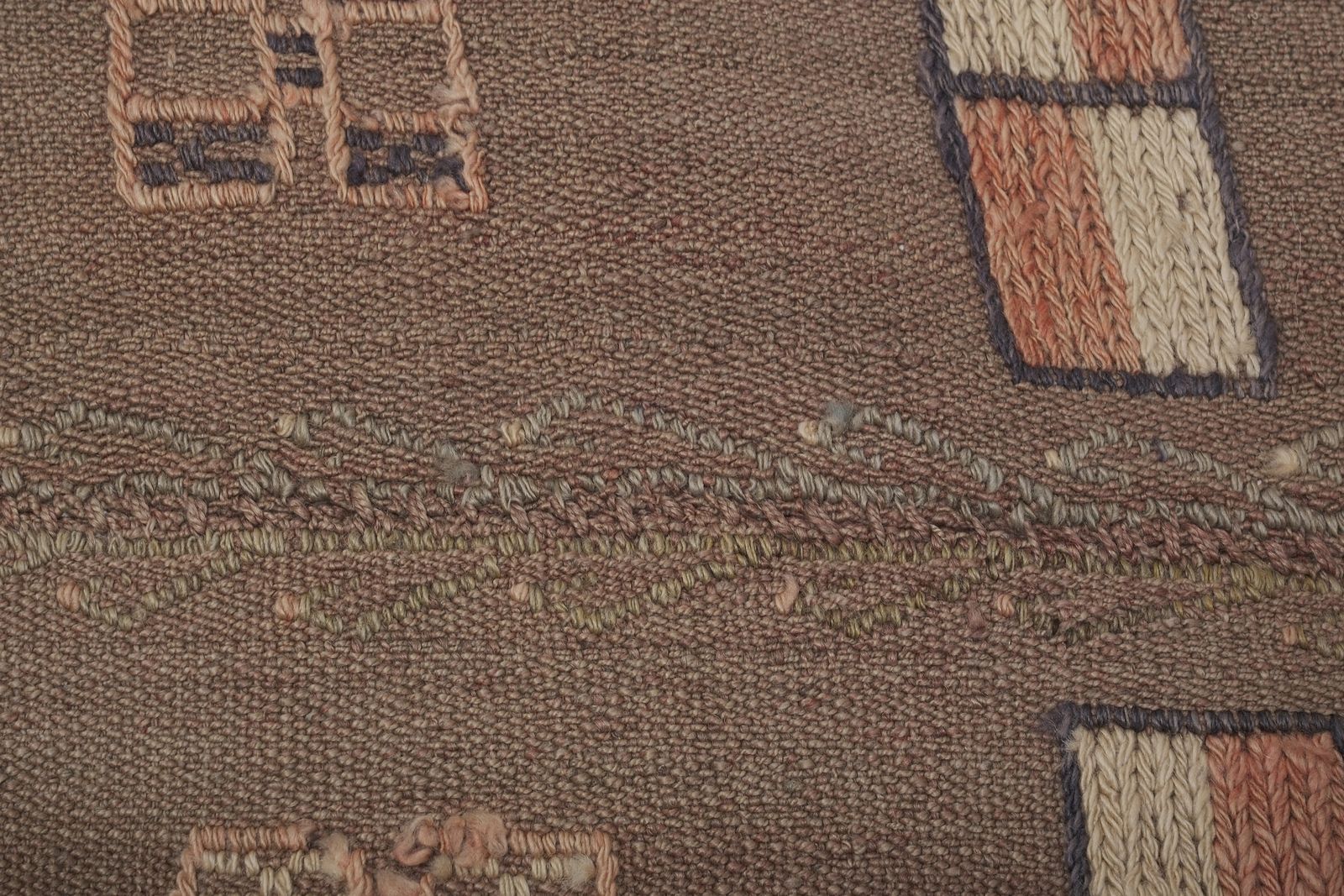 Textiles Old Konya Cecim Jijim Kilim Eastern Anatolia Turkish Rug 5'7" X 9'5" photo
