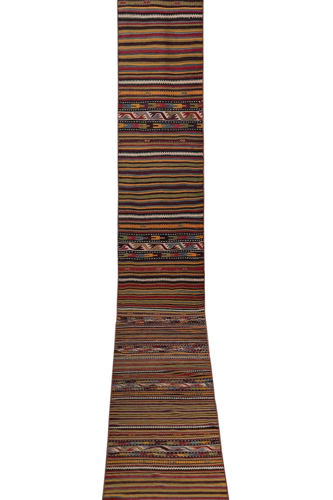 Turkish Handmade Runner Kilim   Tan Extra Long Stair Rug 2'3'' X 24'9'' photo furniture