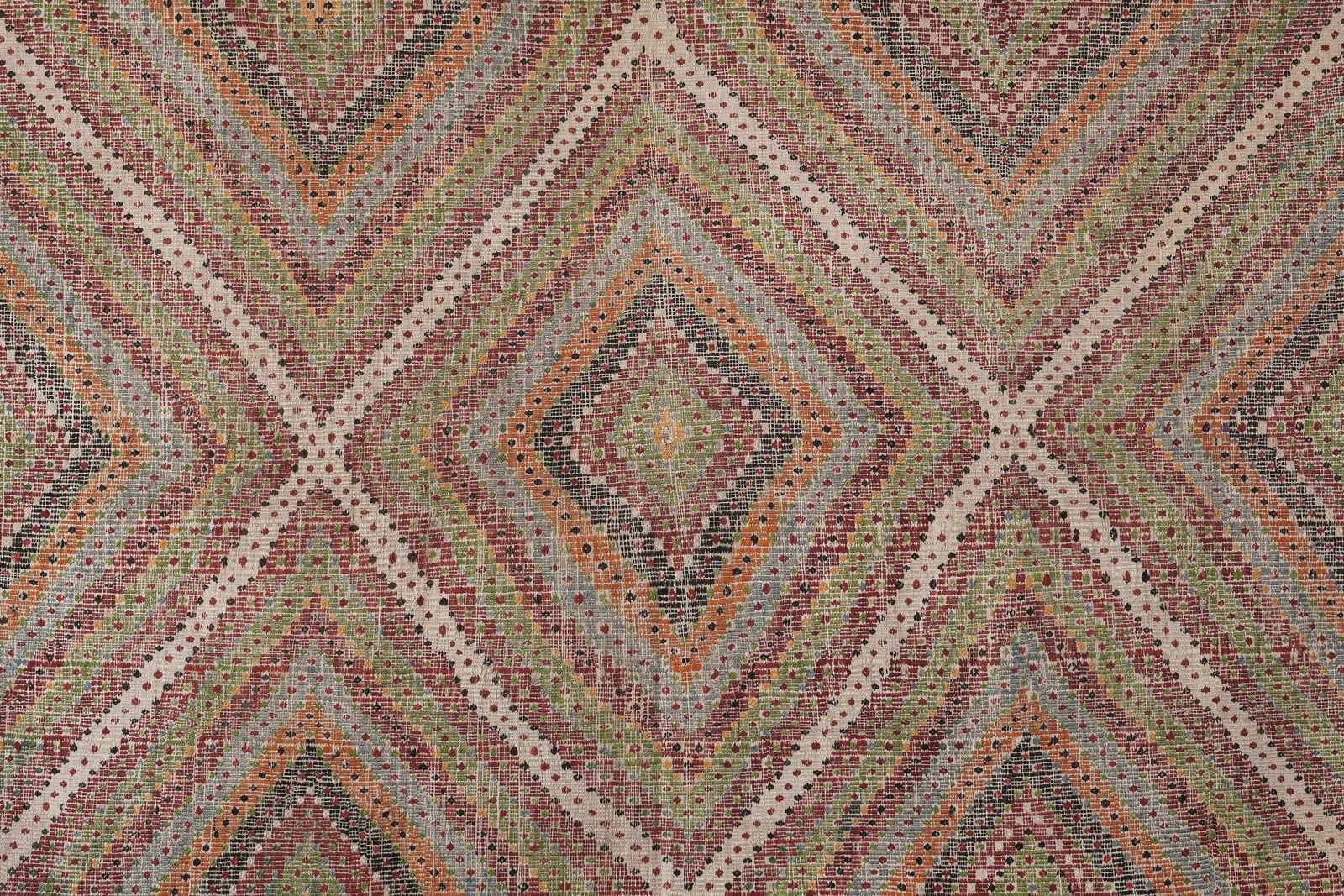 Vintage Turkish Flat Weave Jajim Kilim Rug 6'8'' X 10'4'' photo vintage