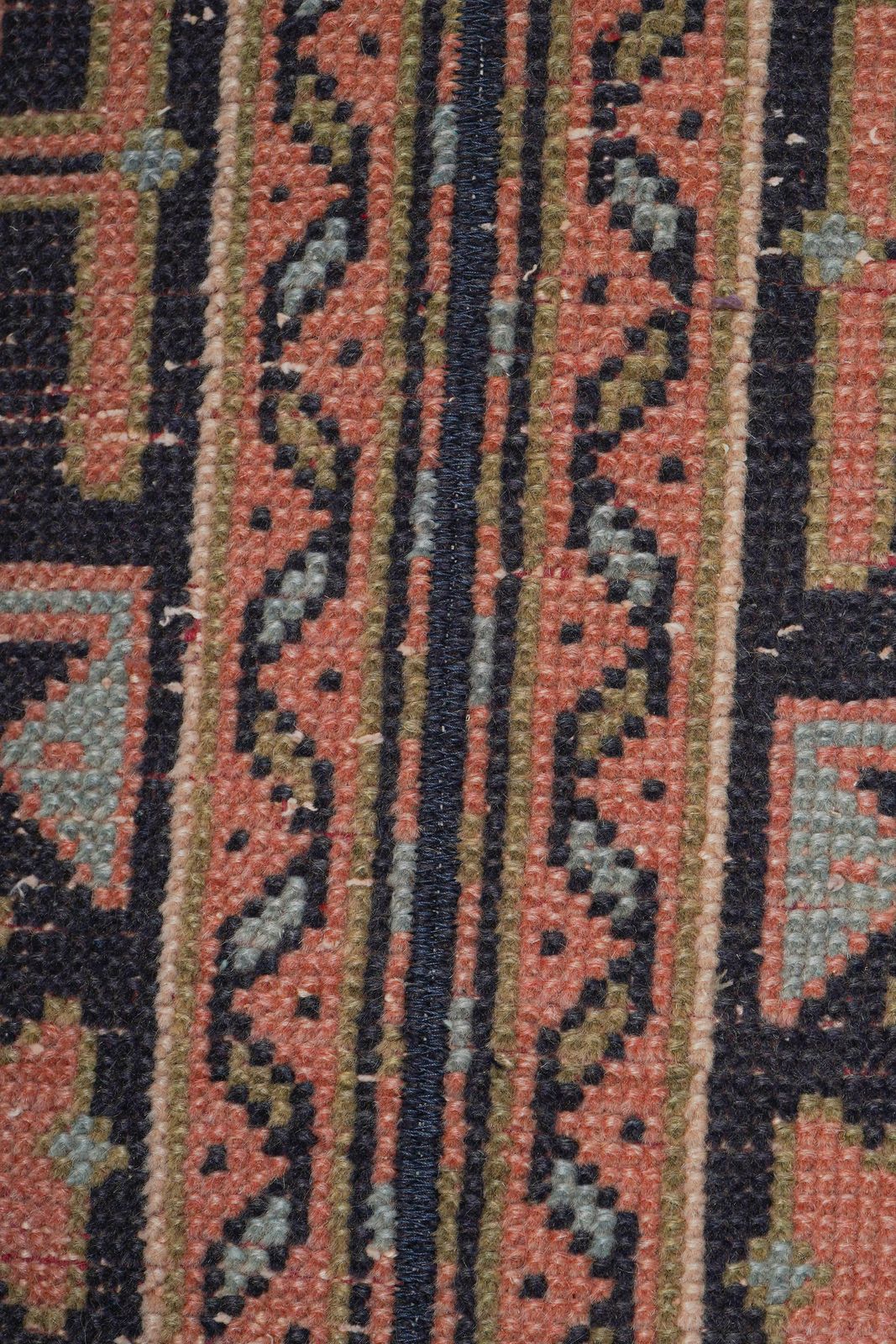 photo for sale 1960s Hand Knotted Anatolian Runner   Stair Carpet 2'1'' X 20'8''