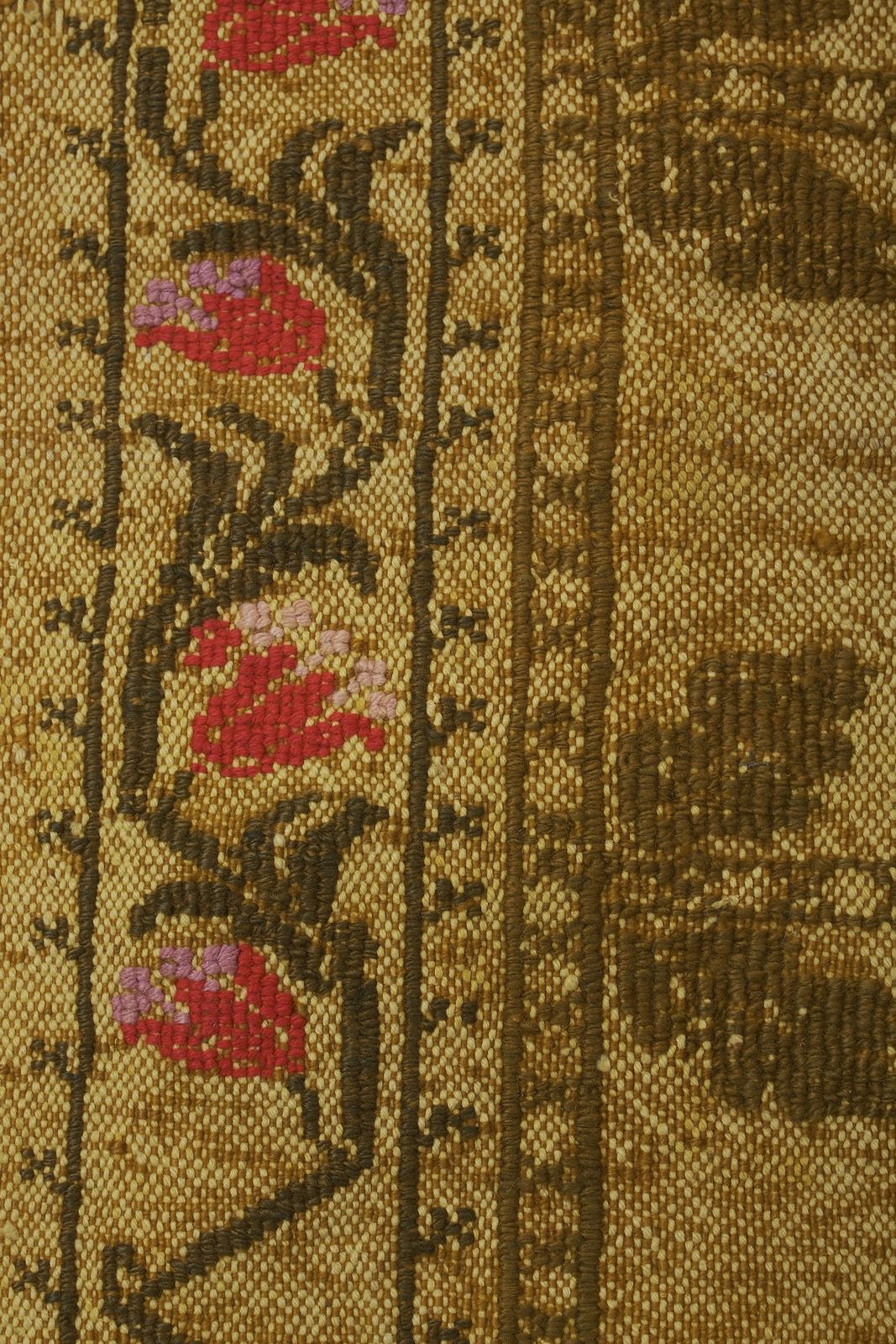 Turkish Gold Cicim Flat Weave Rug 4'10'' X 6'9'' photo furniture