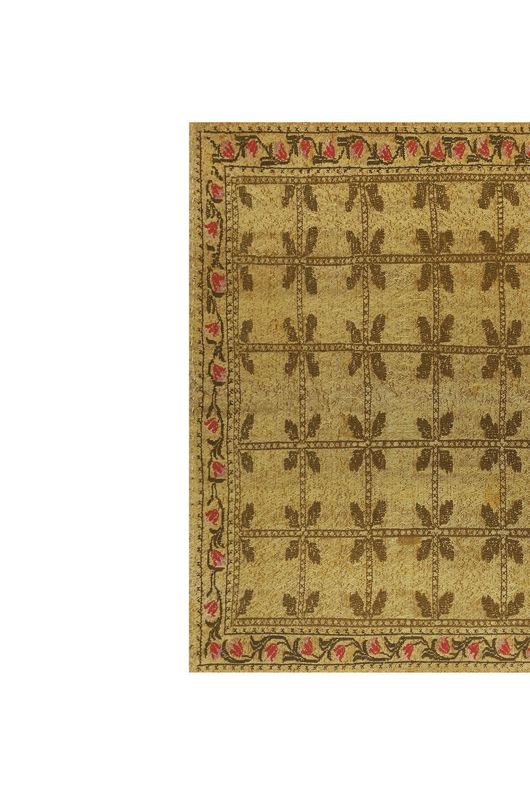 Turkish Gold Cicim Flat Weave Rug 4'10'' X 6'9'' photo 715.0