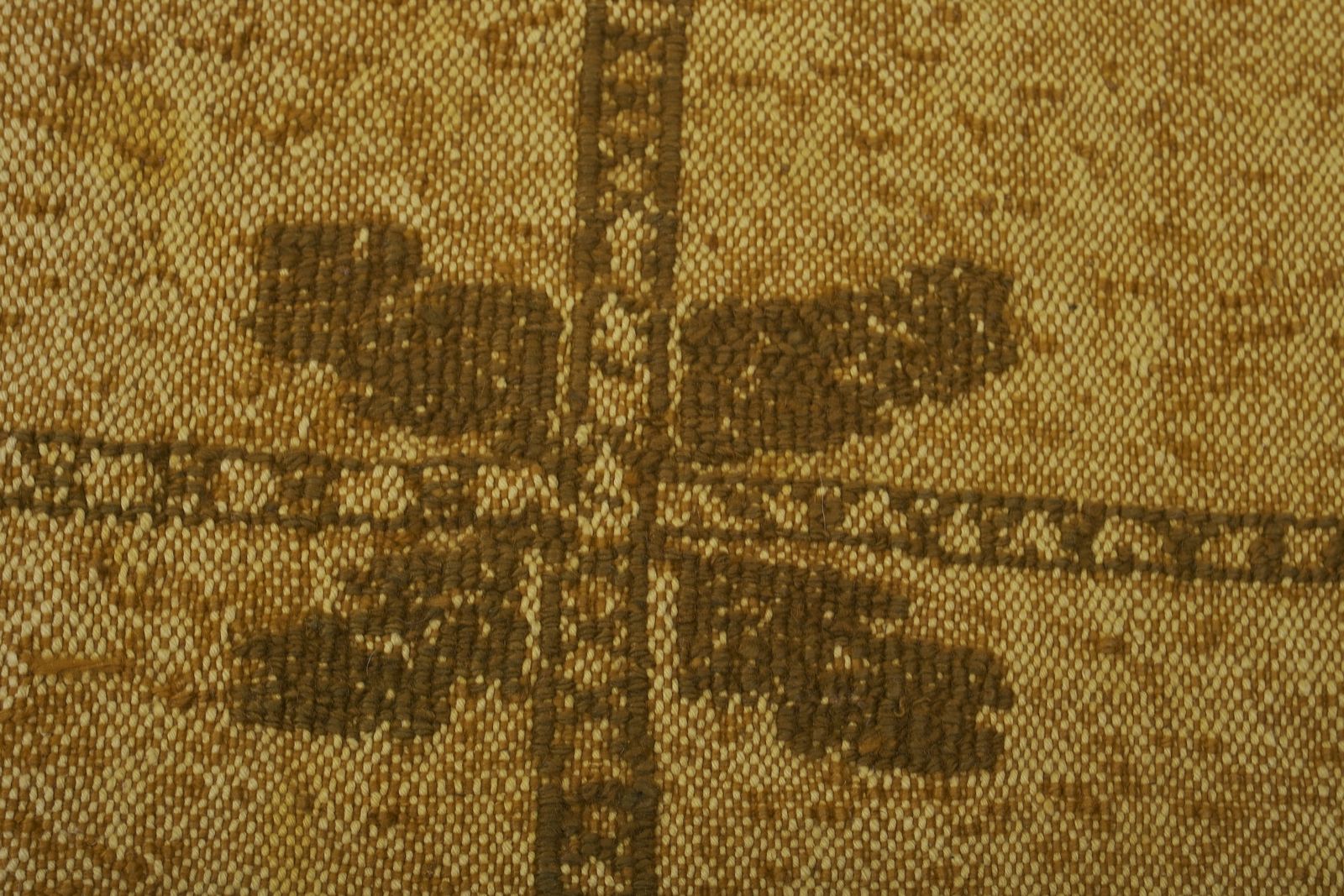 Turkish Gold Cicim Flat Weave Rug 4'10'' X 6'9'' photo buy