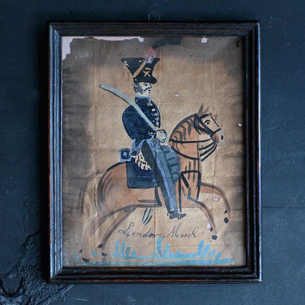 London March Painting, 1800s, Antique photo Art