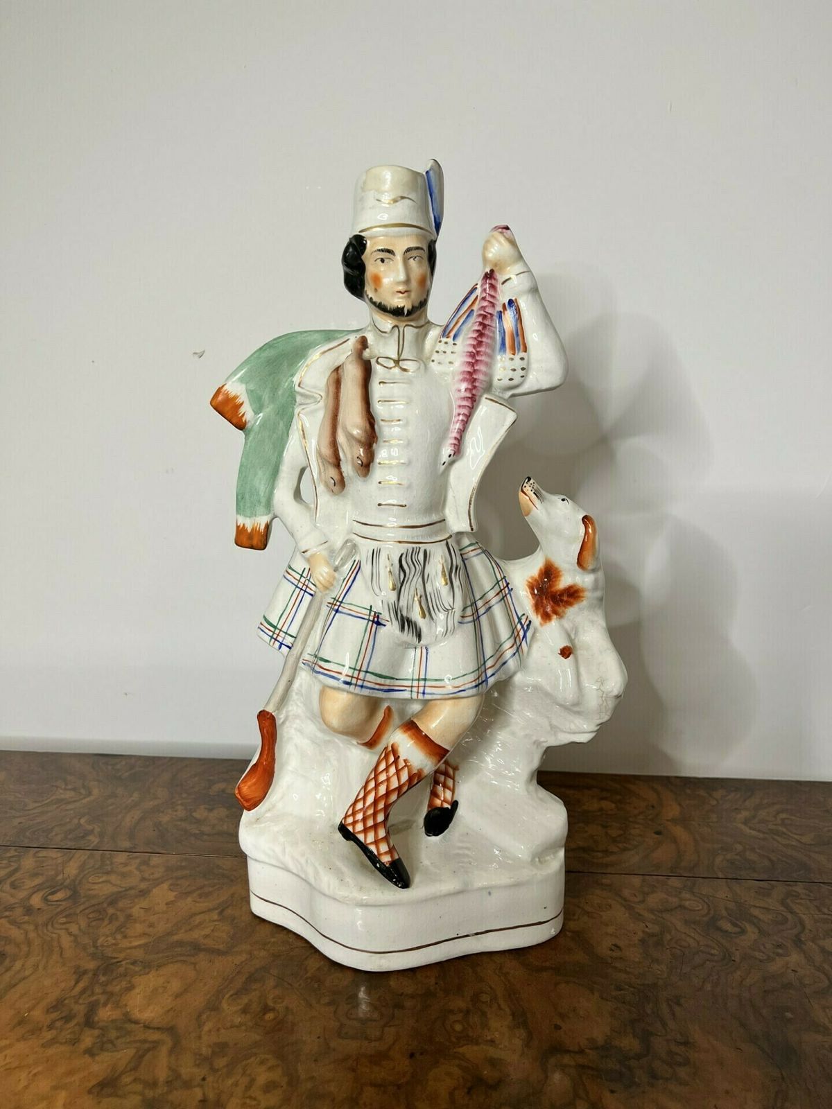Unusual Large Victorian Staffordshire Figure