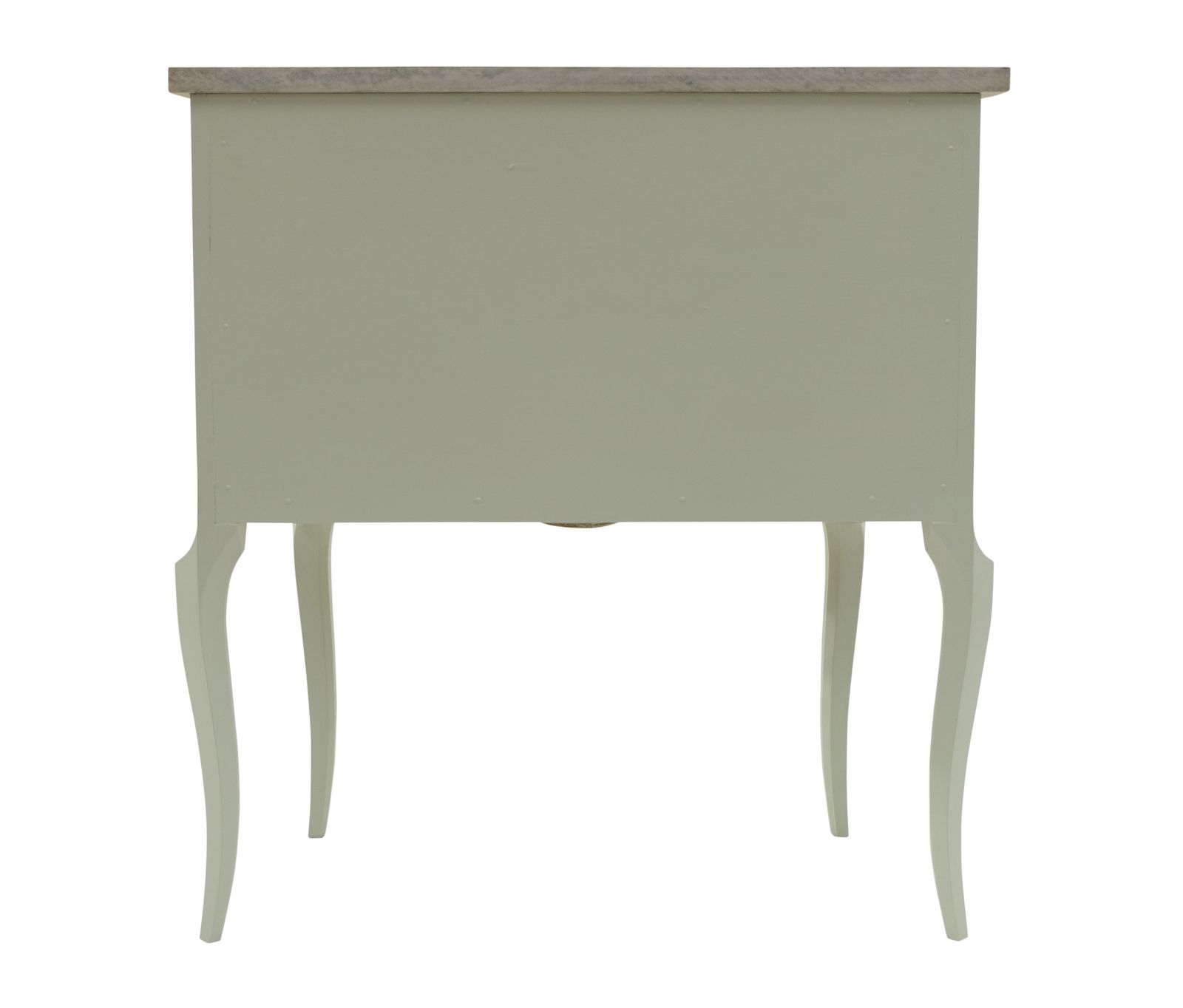Gustavian Style Commode In Antique White With Exotic Birds Design And Marble Top photo vintage
